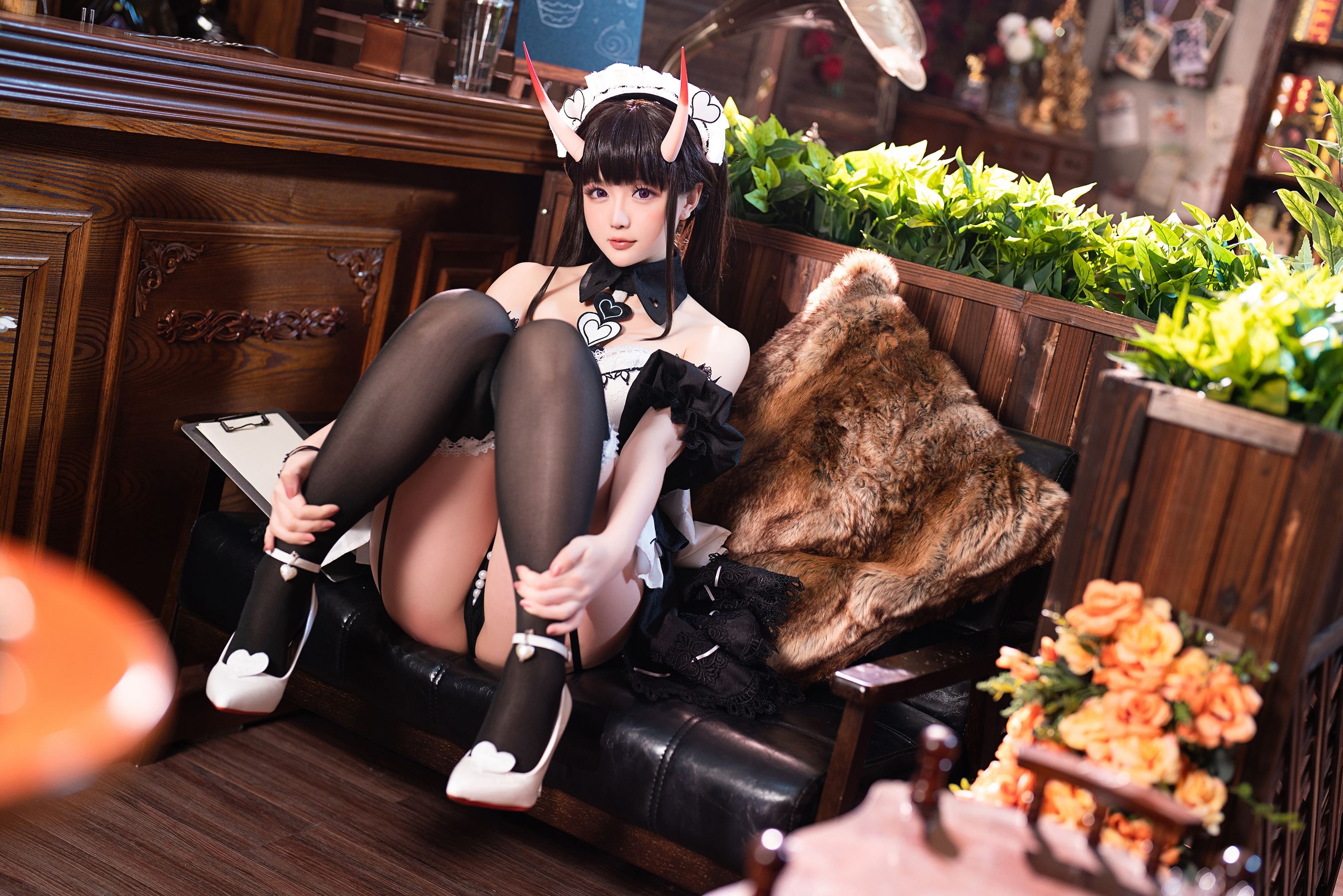 [福利COS] Coser小姐姐星之迟迟 -《Darling》能代第6张