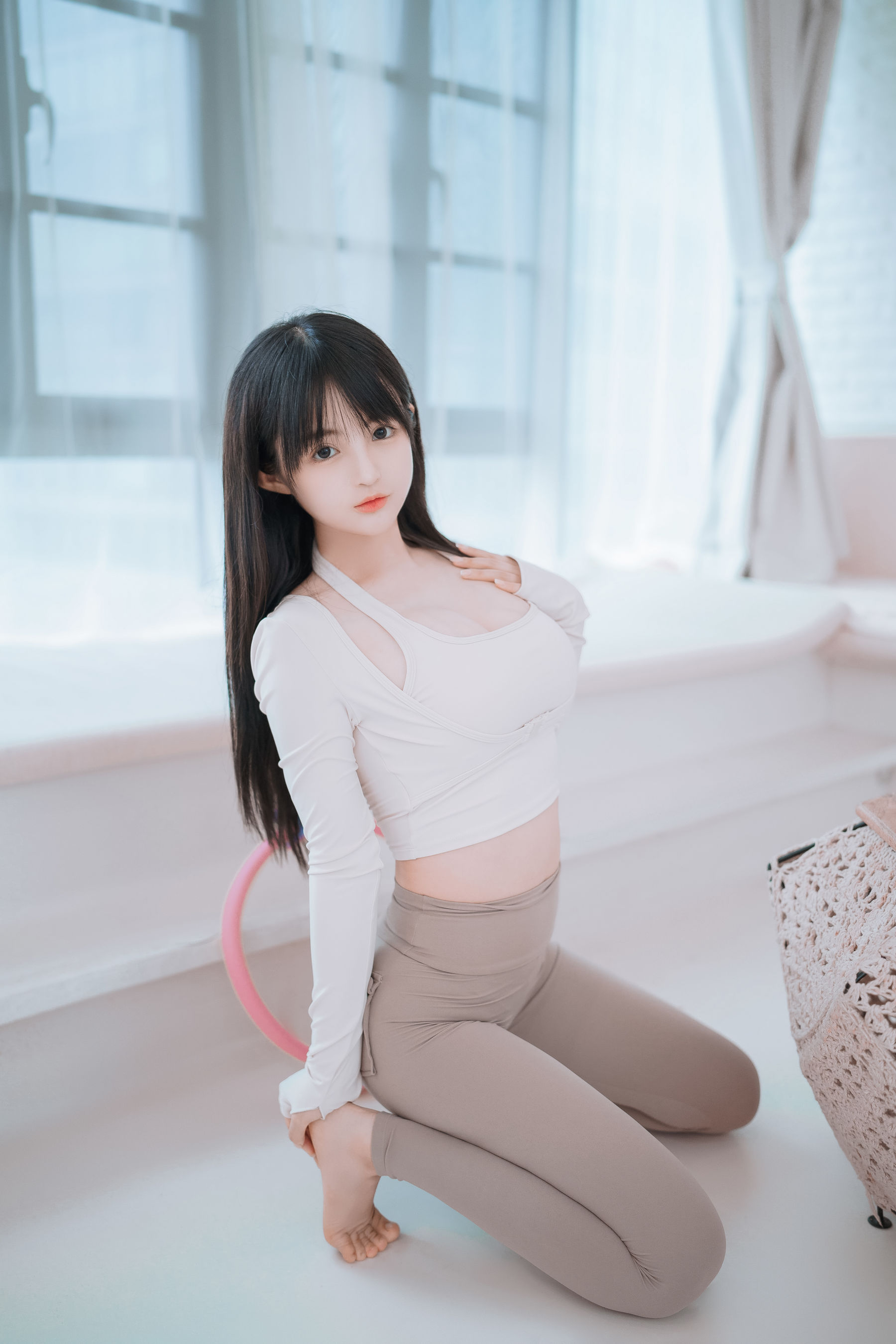 [福利COS] 桜井宁宁 - 瑜伽妹妹第9张