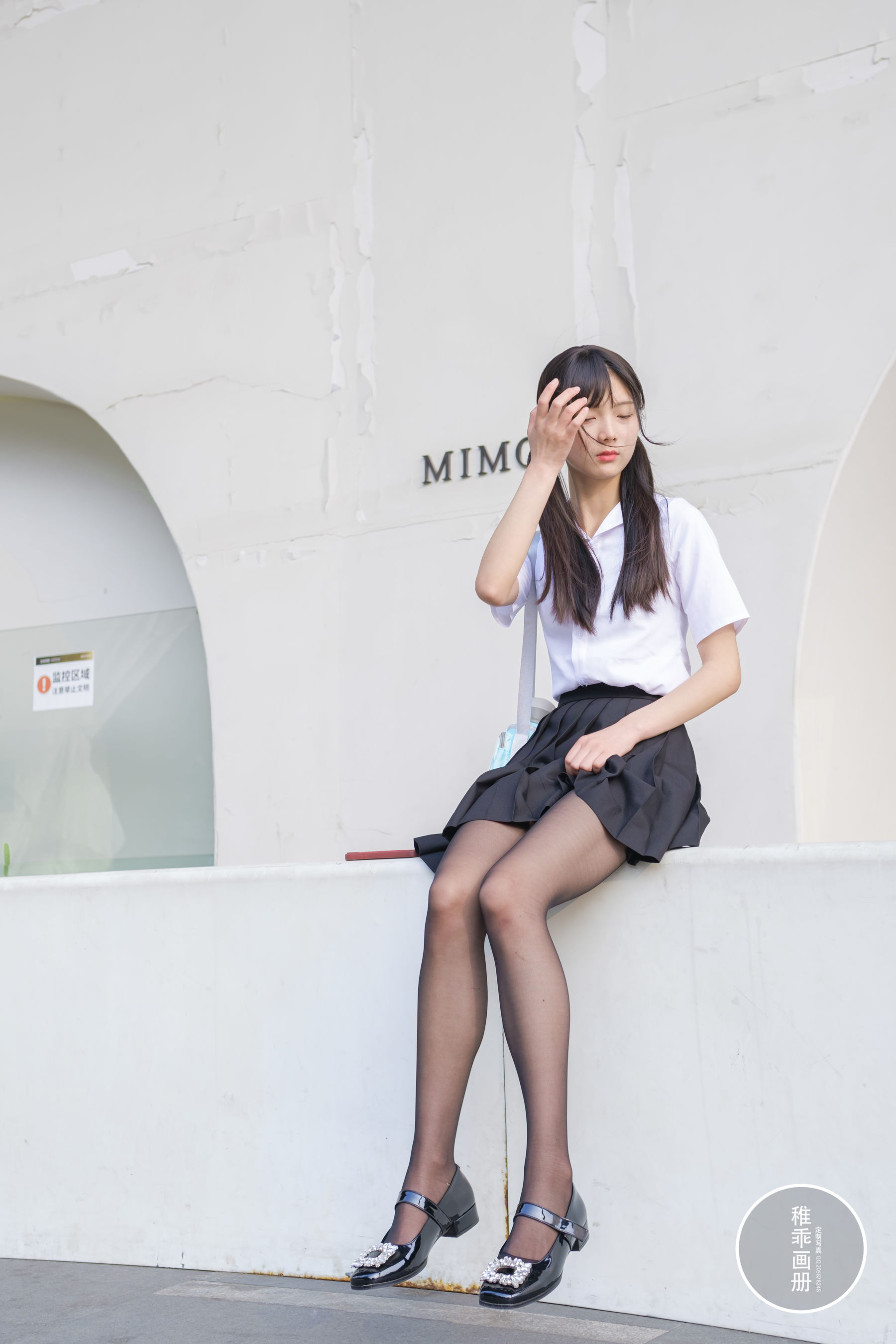 [福利COS] 柴系小乖(稚乖画册) - 夜夜 逛街13d黑丝第14张