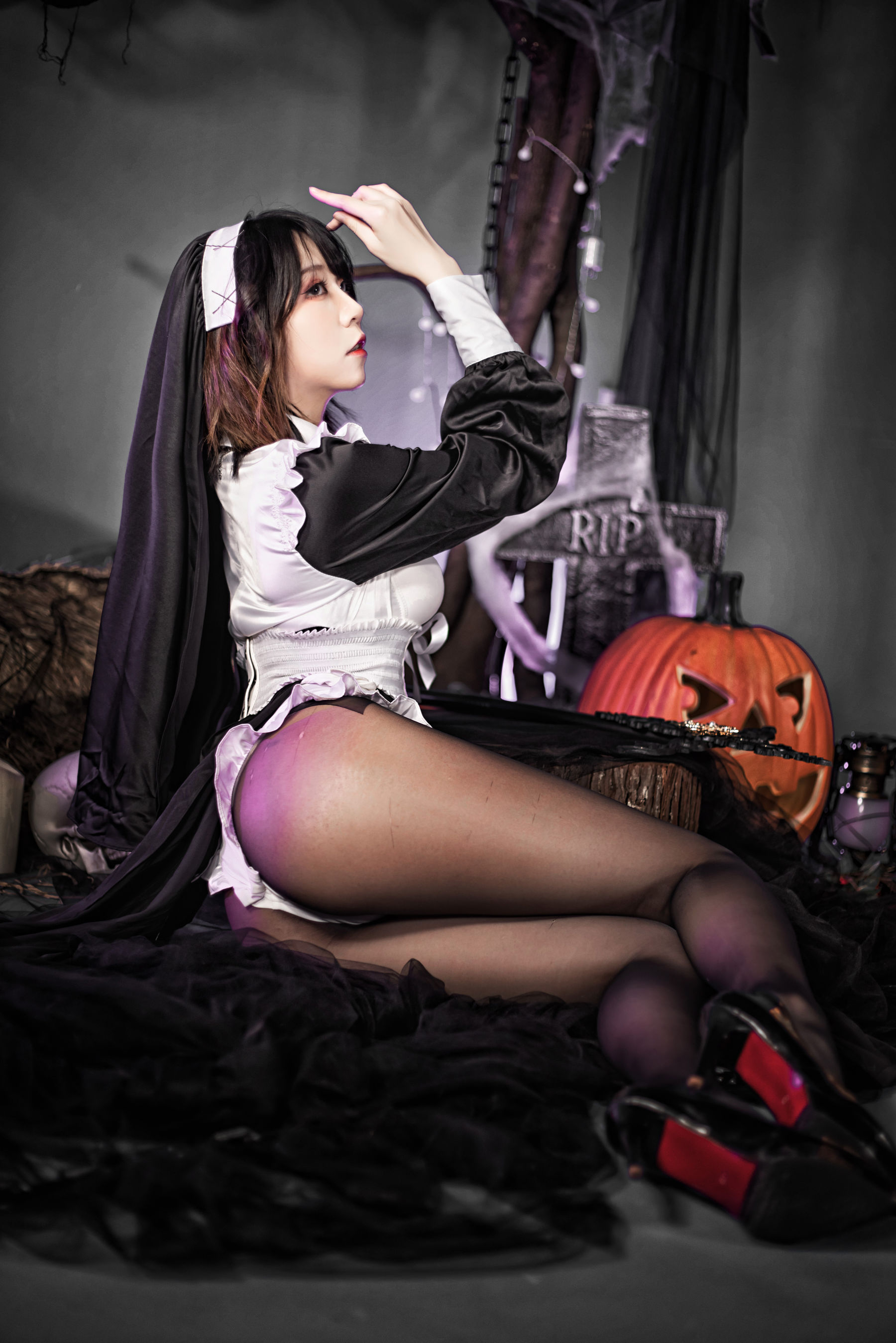 [福利COS] 梓未 - 堕落修女第10张