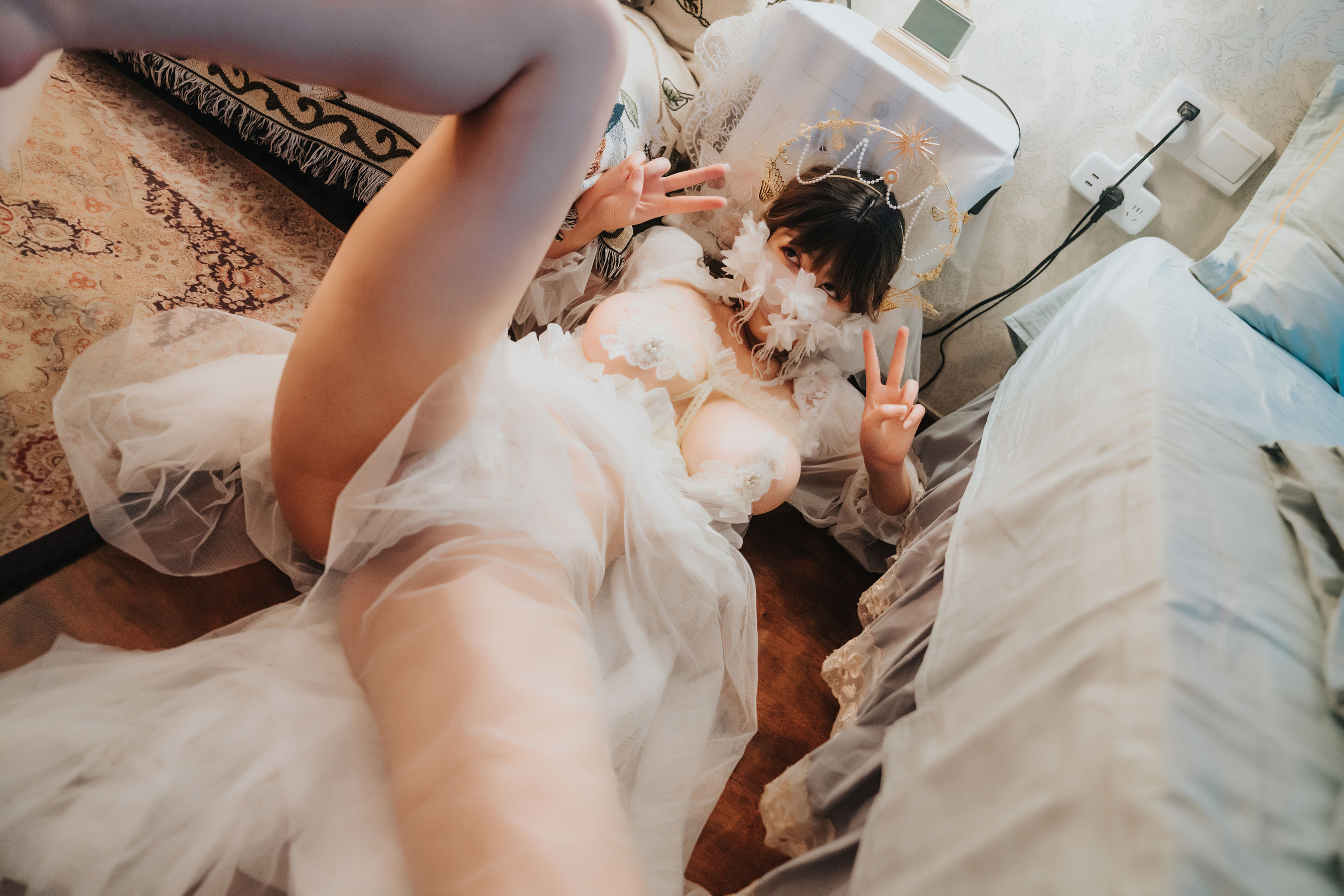 [福利COS] 星澜是澜澜叫澜妹呀 - 婚纱第14张