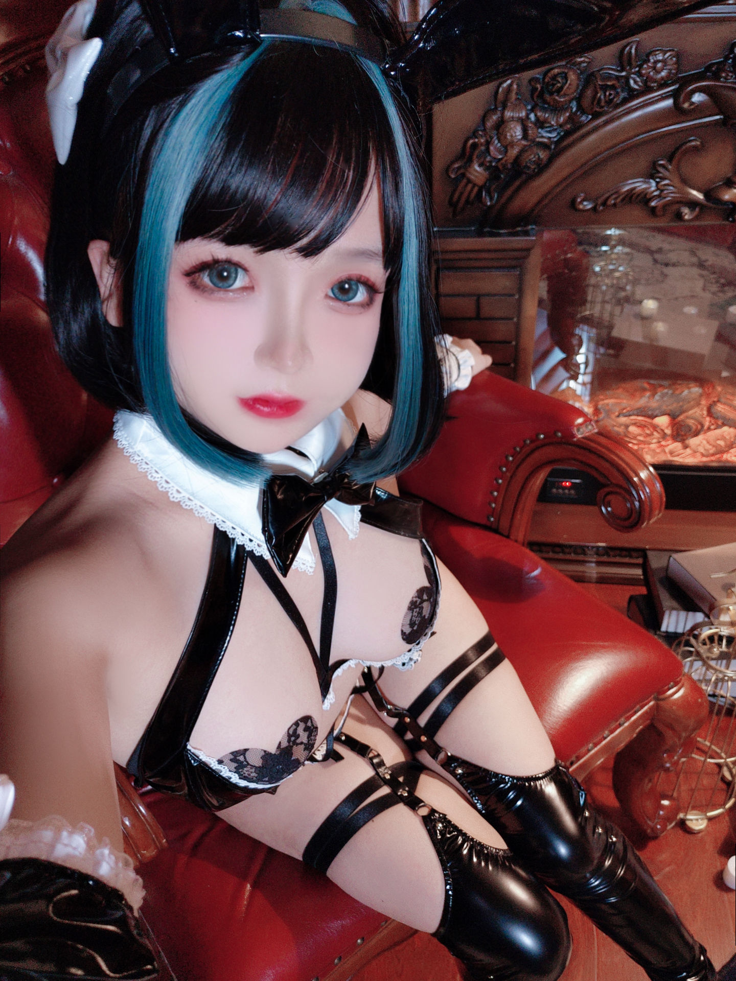 [福利COS] Cosplay日奈娇 - 万圣恶魔皮衣第20张