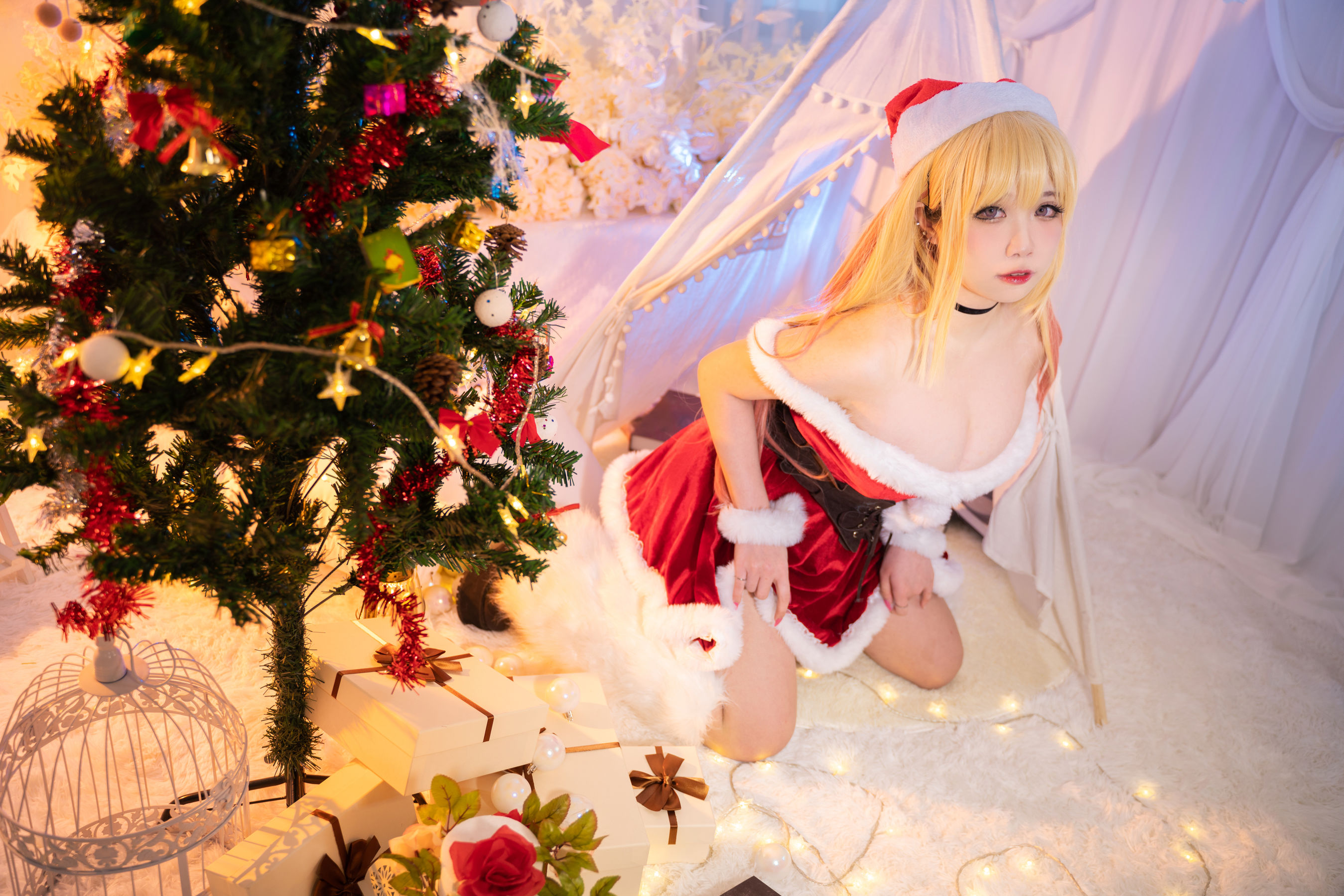 [福利COS] 贞子蜜桃 - 喜多川夢海 圣诞第2张