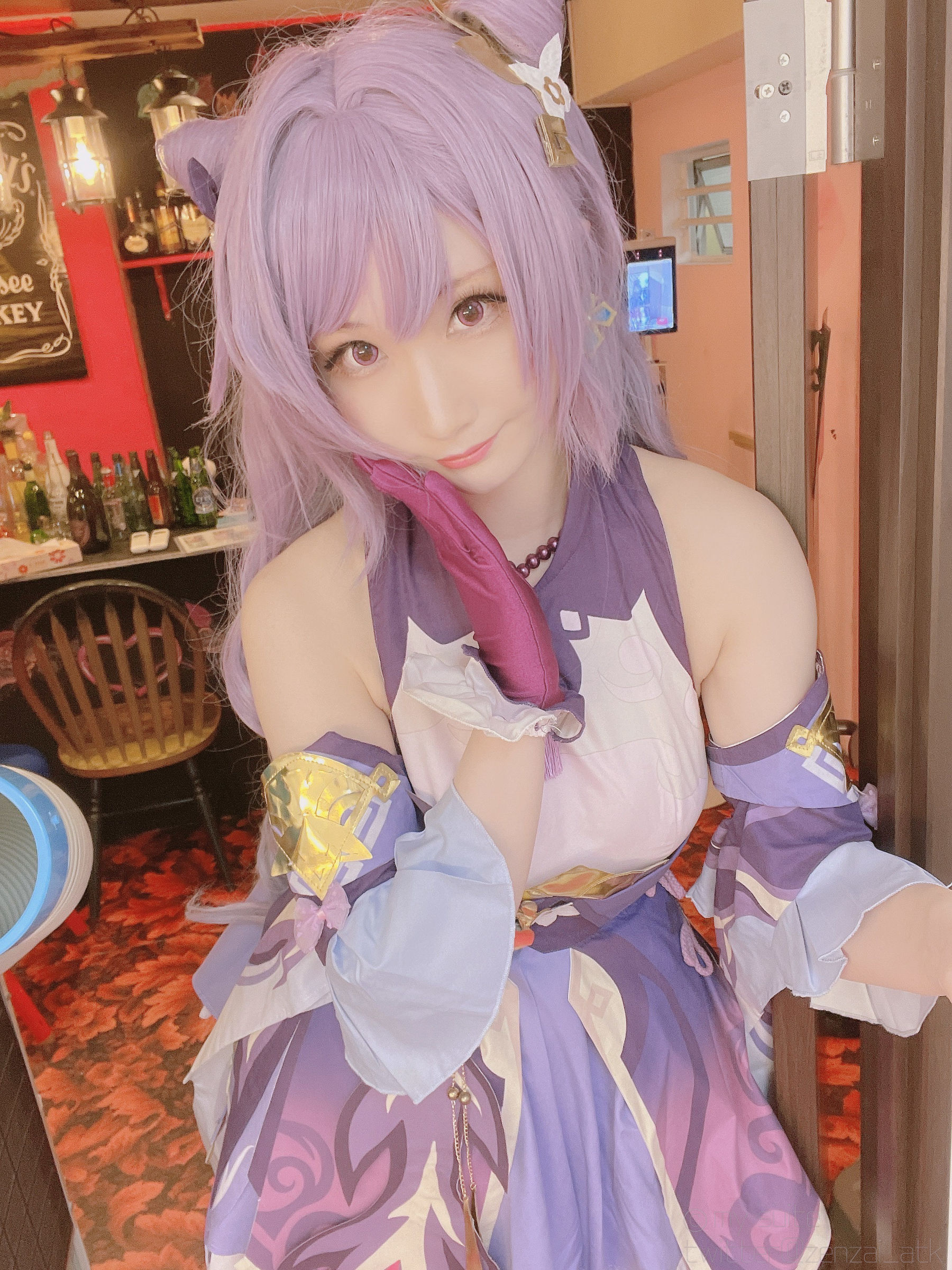 [福利COS] (Cosplay)[my suite] Atsuki あつき - Keqing 刻晴 (Genshin Impact)第9张