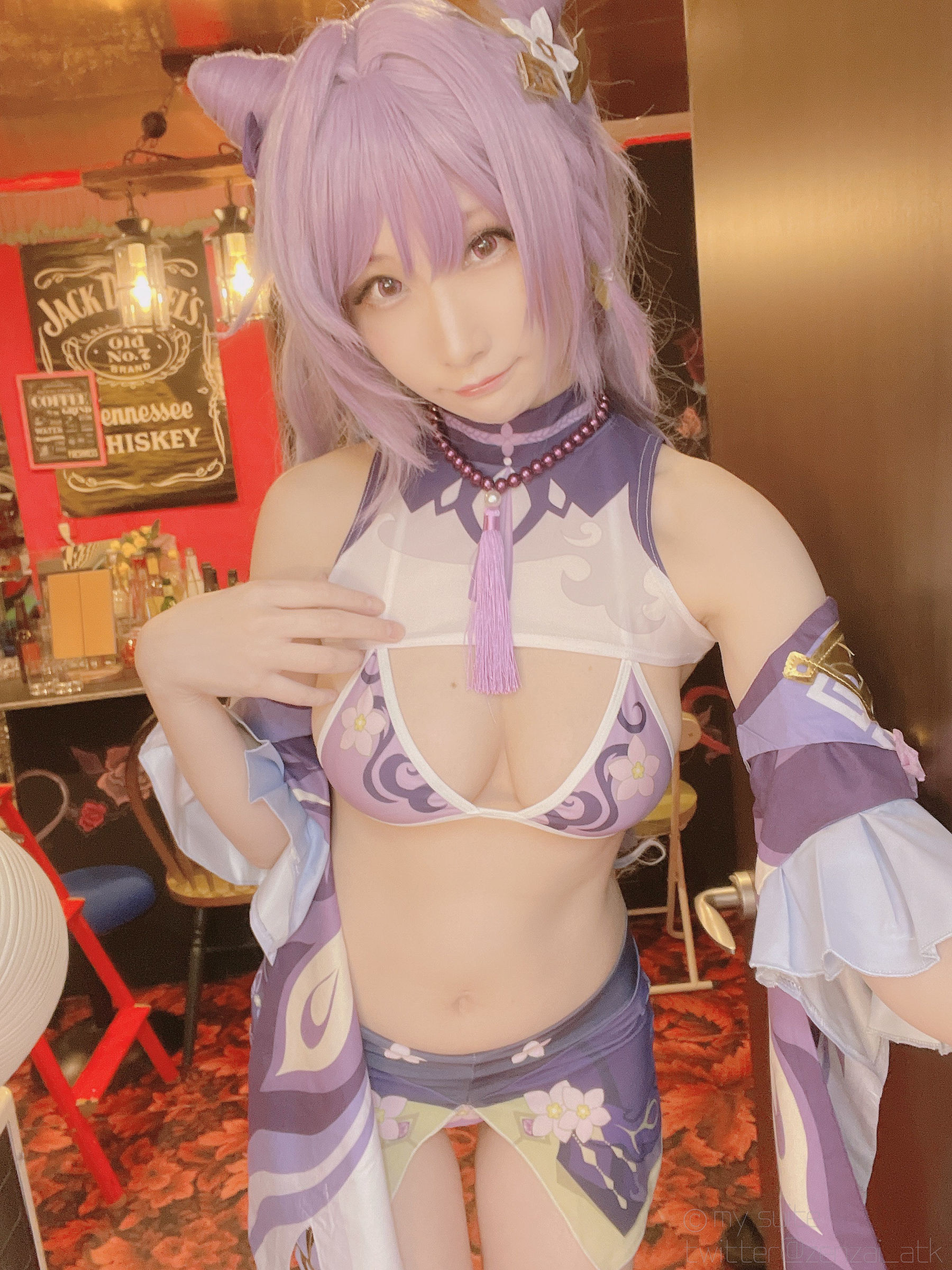 [福利COS] (Cosplay)[my suite] Atsuki あつき - Keqing 刻晴 (Genshin Impact)第11张