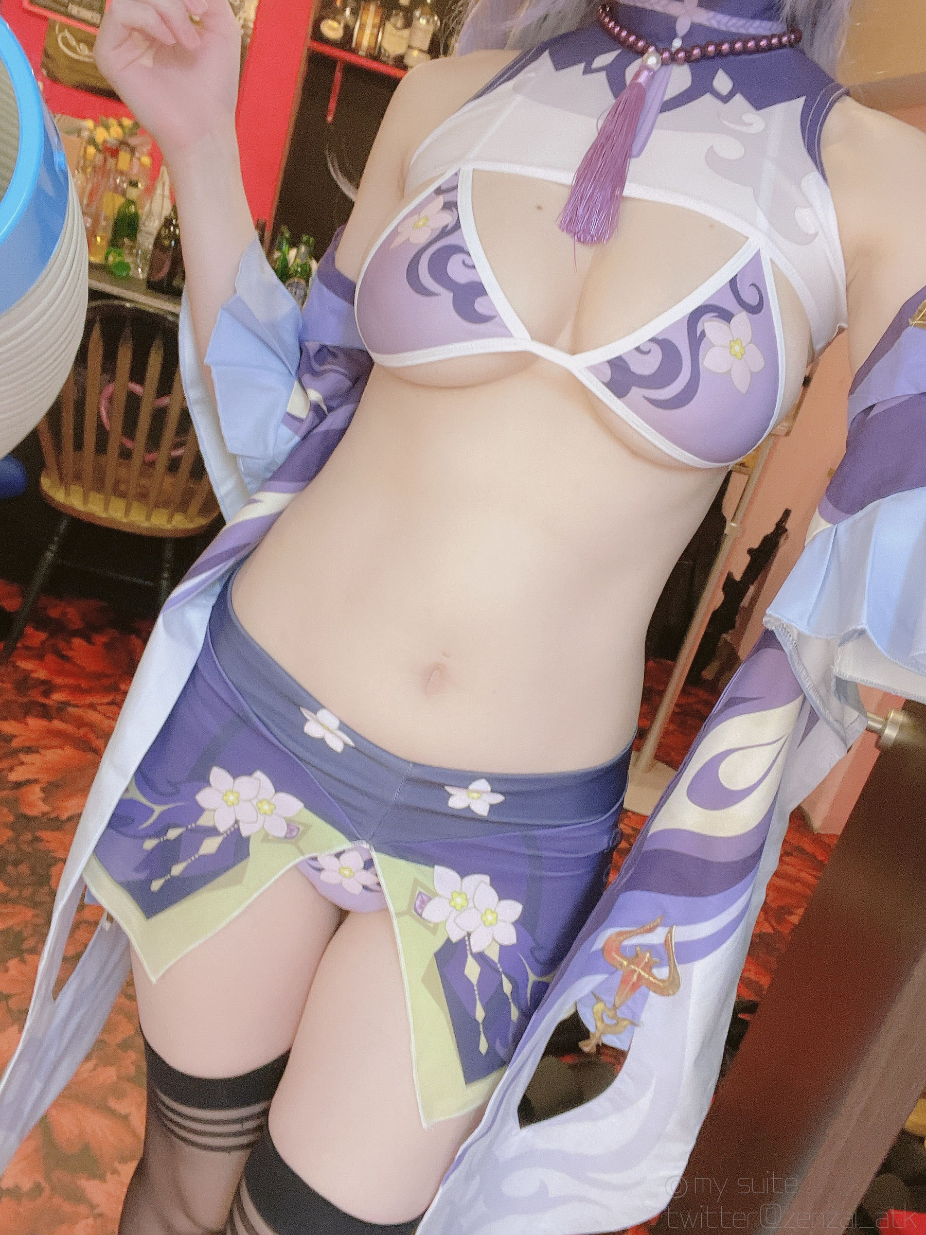 [福利COS] (Cosplay)[my suite] Atsuki あつき - Keqing 刻晴 (Genshin Impact)第15张