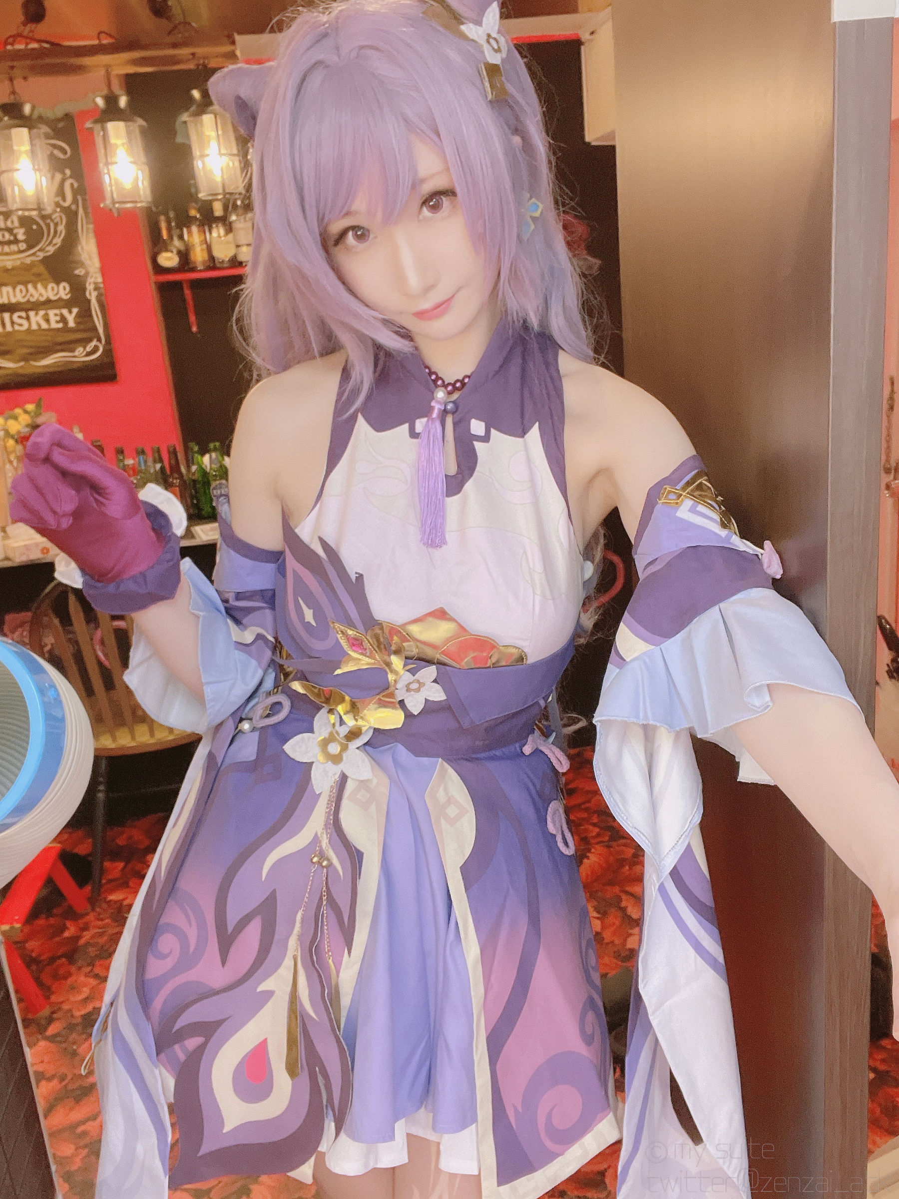 [福利COS] (Cosplay)[my suite] Atsuki あつき - Keqing 刻晴 (Genshin Impact)第4张