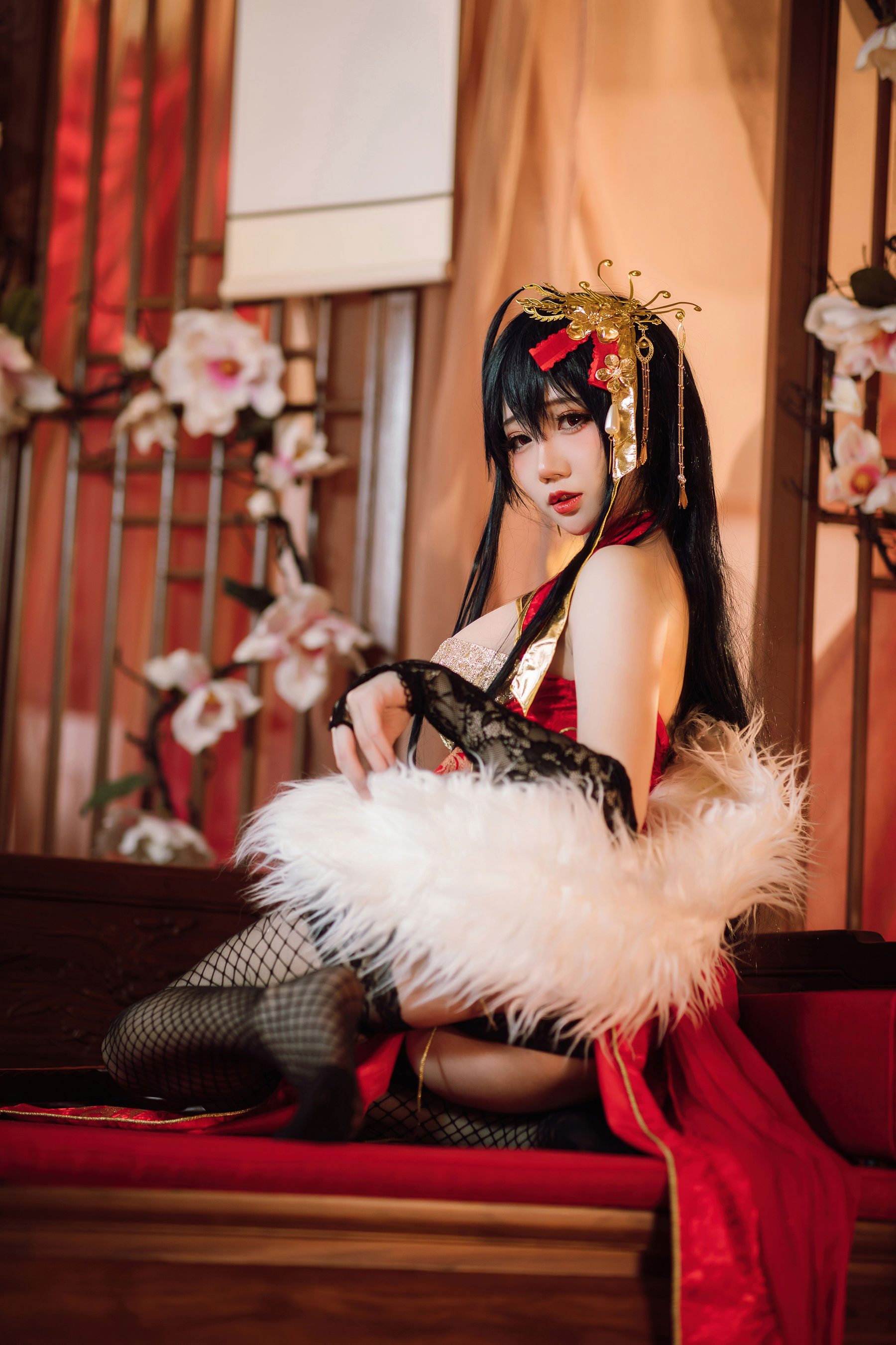 [福利COS] 焖焖碳 - 大凤旗袍第6张