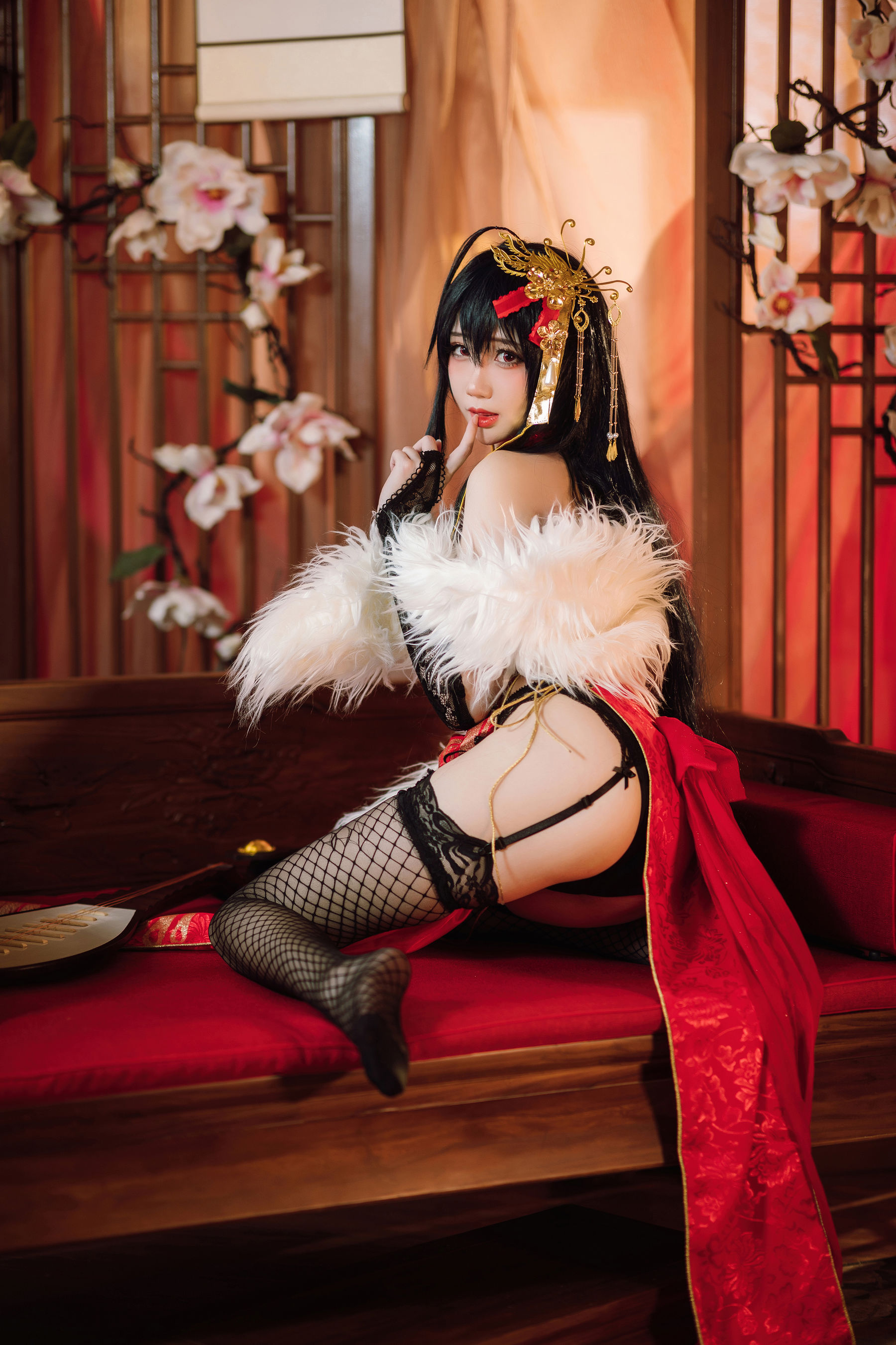 [福利COS] 焖焖碳 - 大凤旗袍第5张