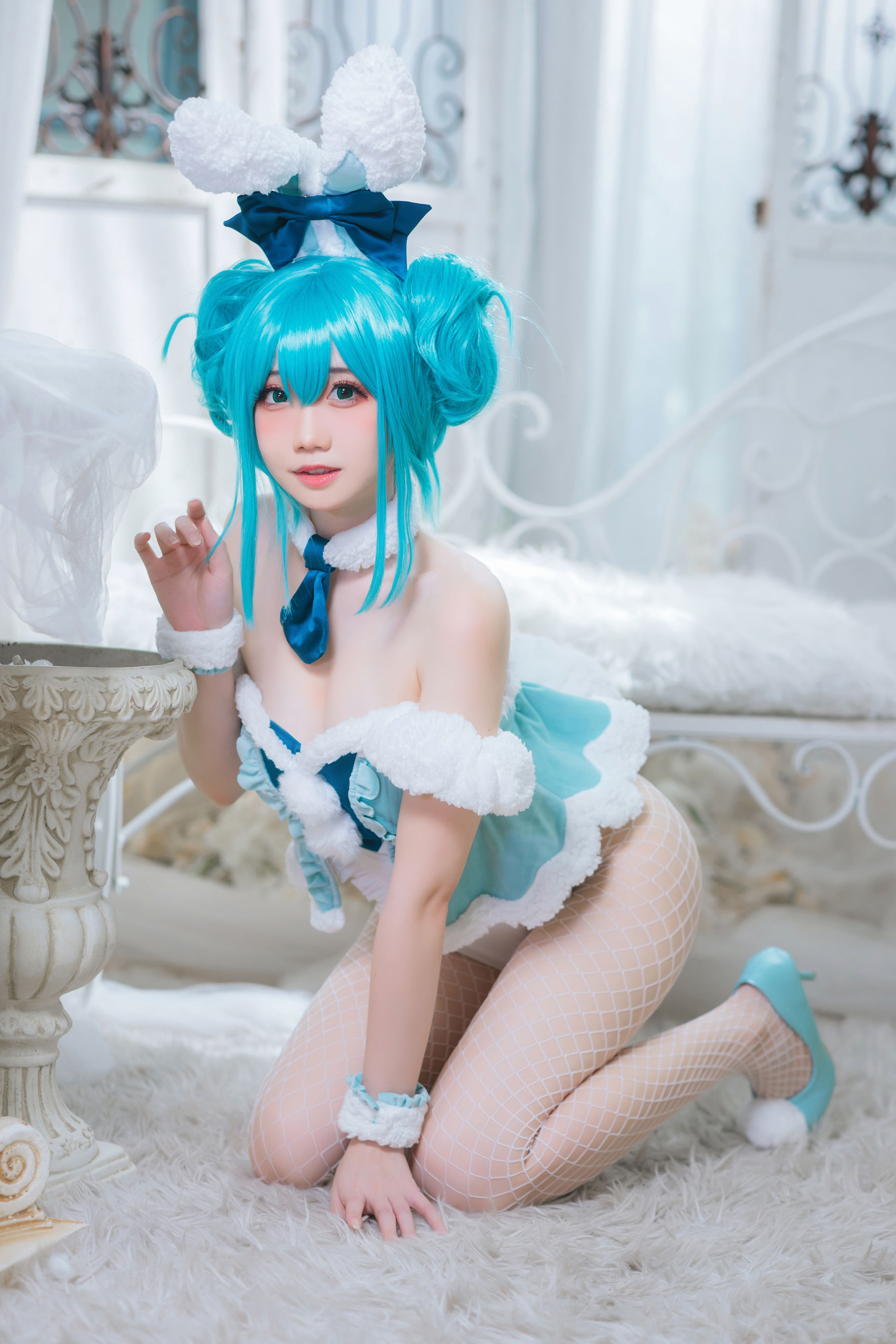 [福利COS] 焖焖碳 - 初音兔女郎第8张