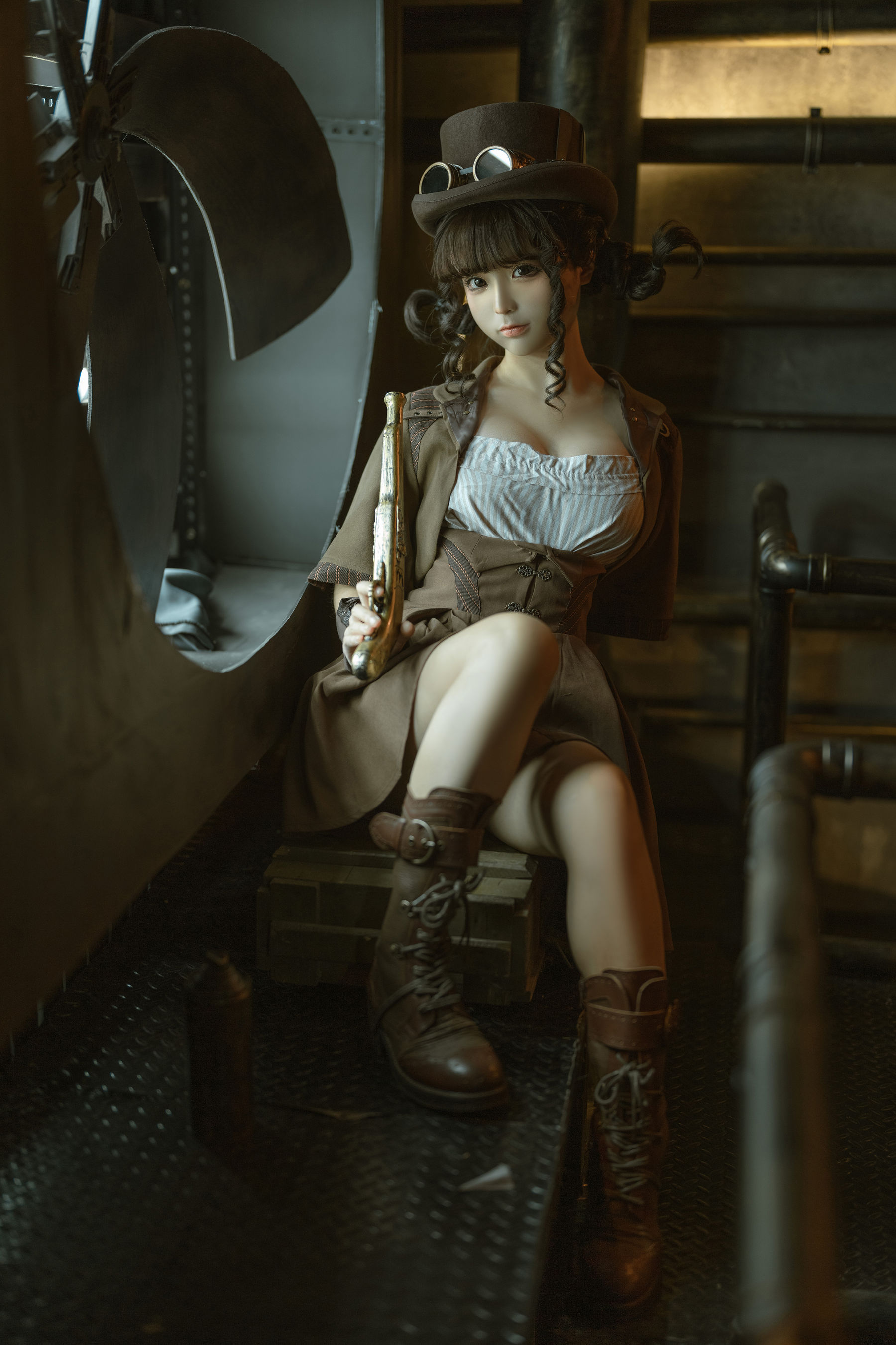 [福利COS] 动漫博主蠢沫沫 - 蒸汽少女第11张