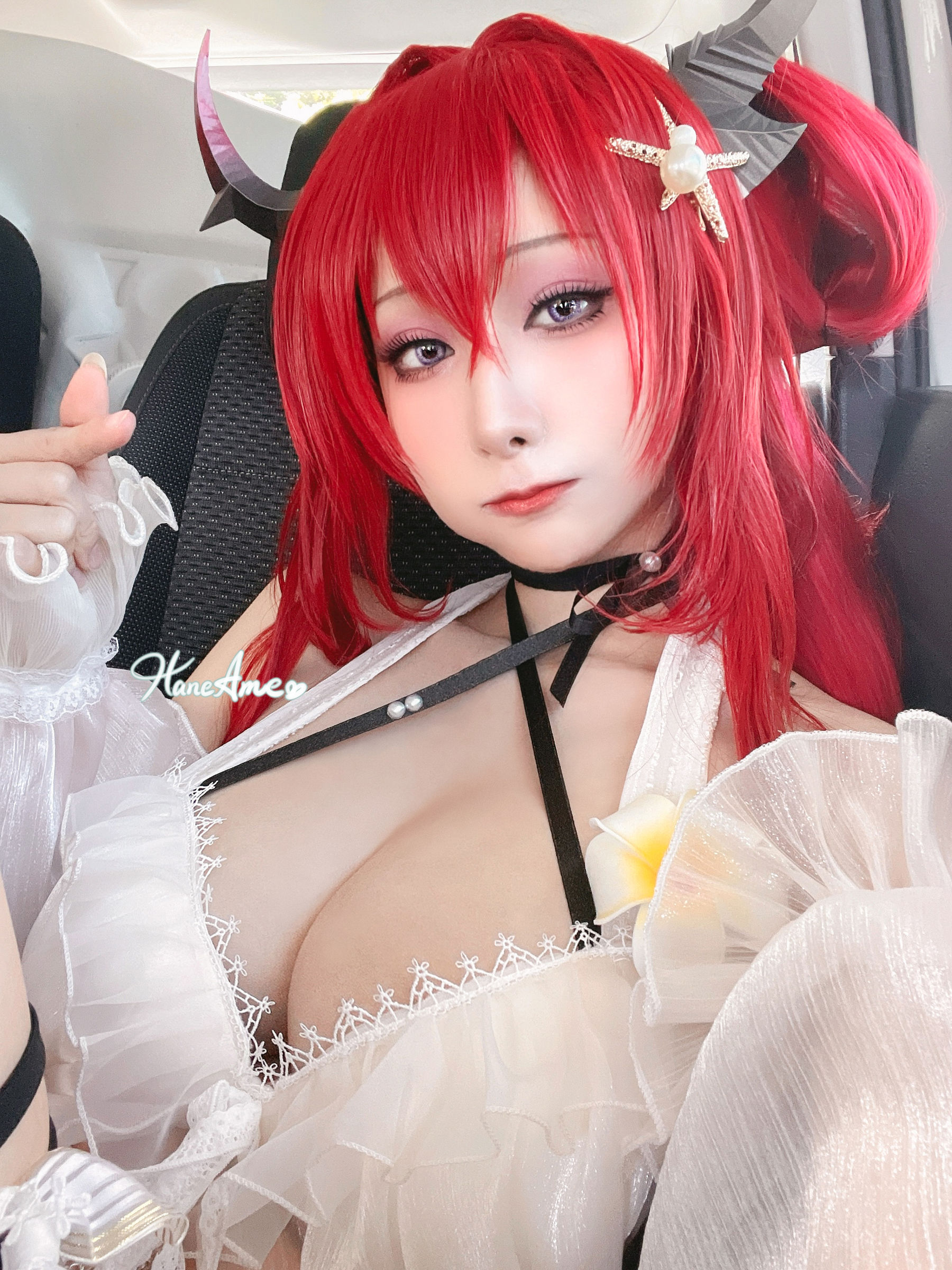 [福利COS] Hane Ame 雨波写真 - Arknights Surtr 泳裝第13张