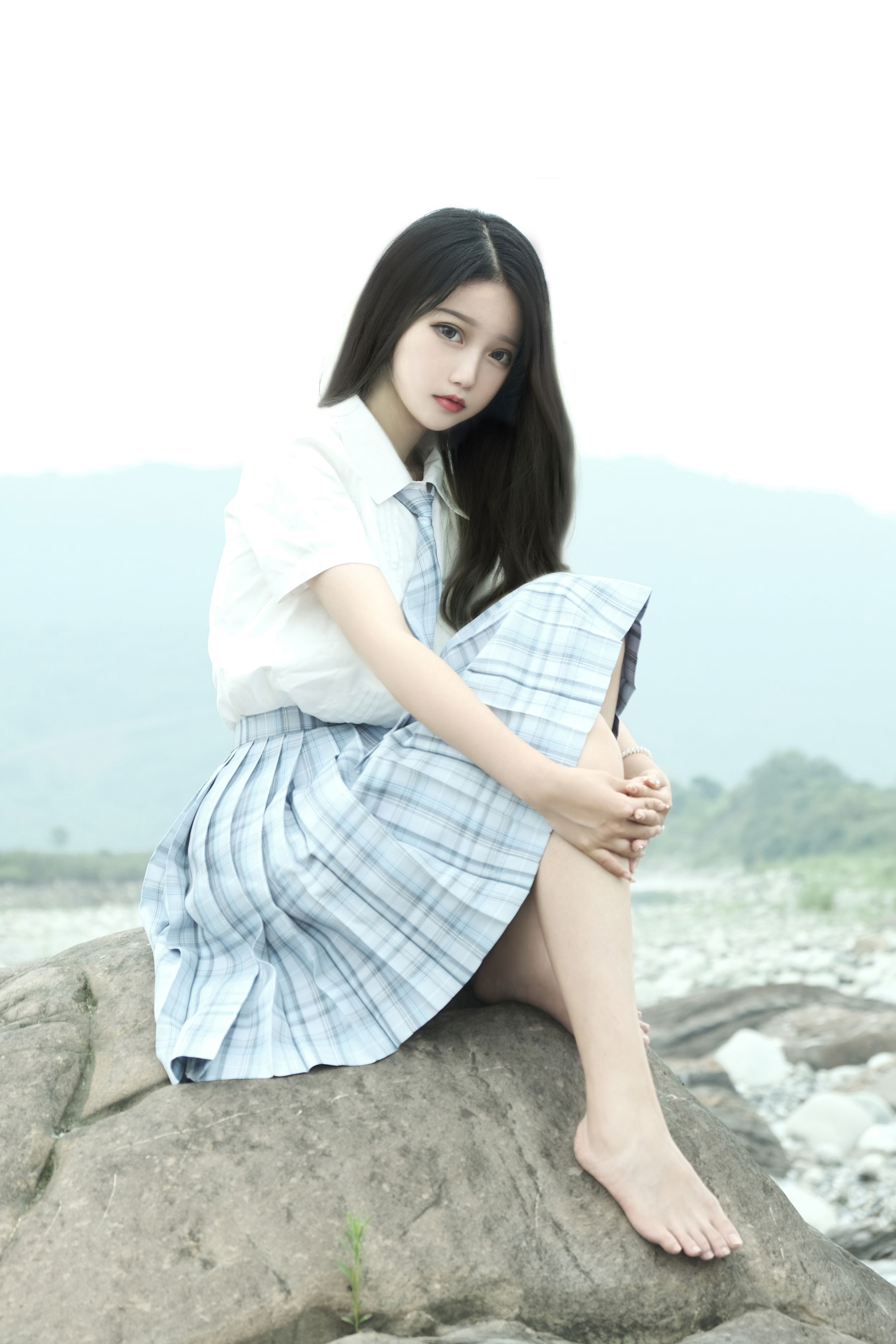 [福利COS] eloise软软 - 河边JK第8张