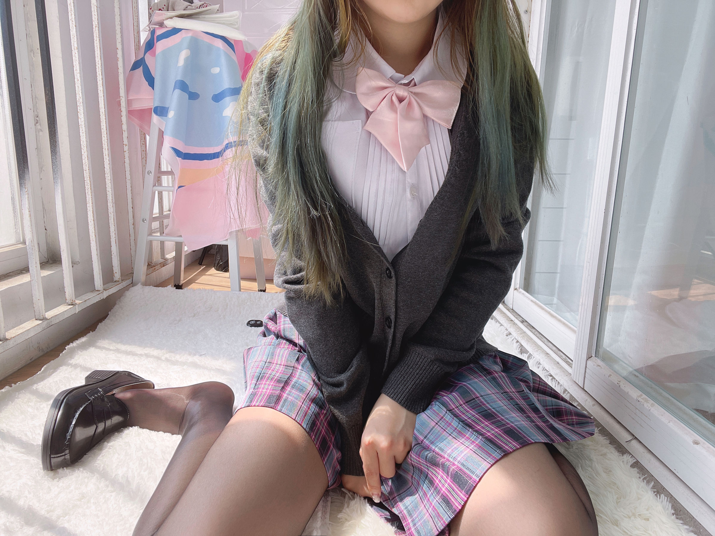 [福利COS] eloise软软 - JK黑丝第10张