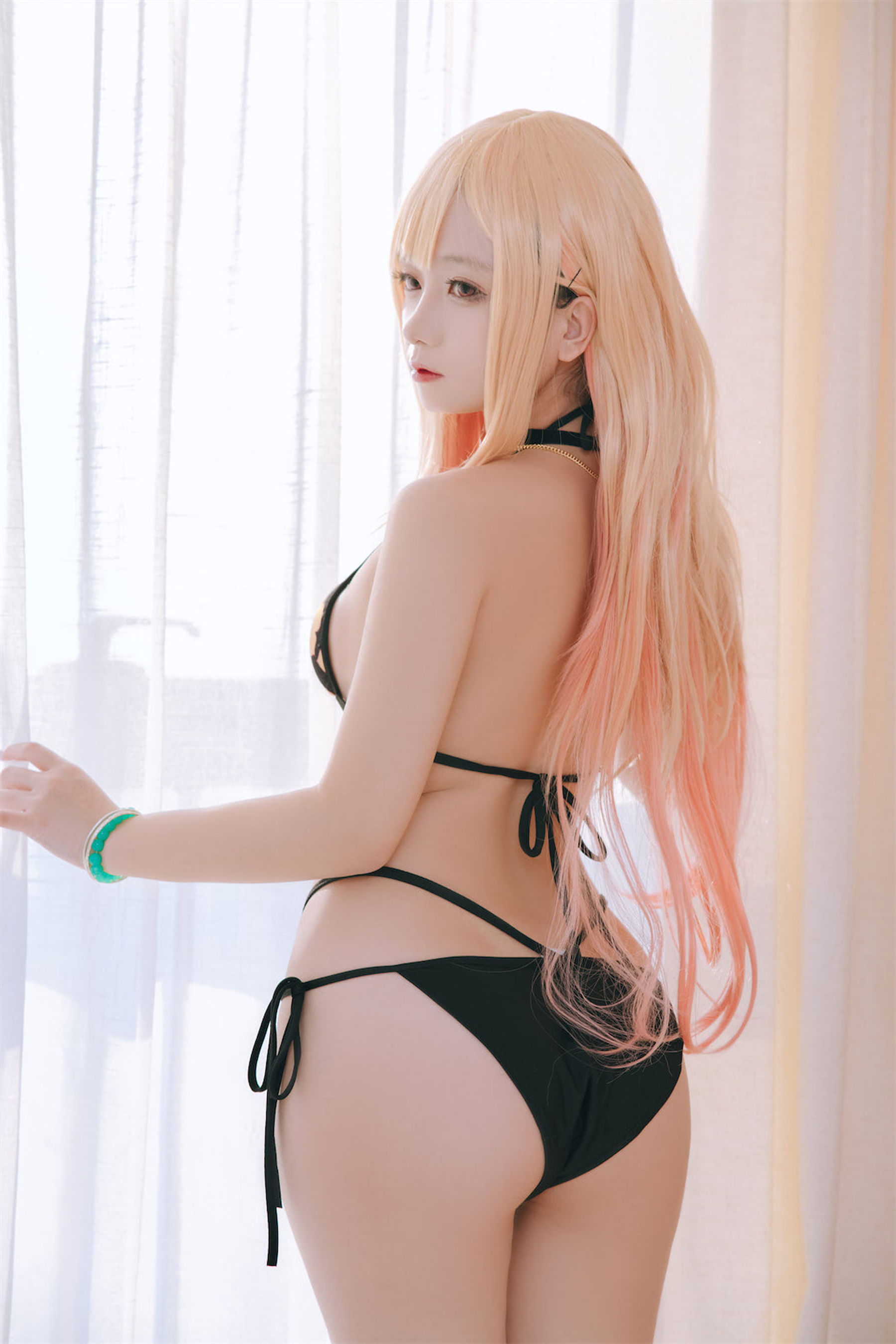 [福利COS] Cosplay日奈娇 - 更衣人偶喜多川海梦泳装第17张