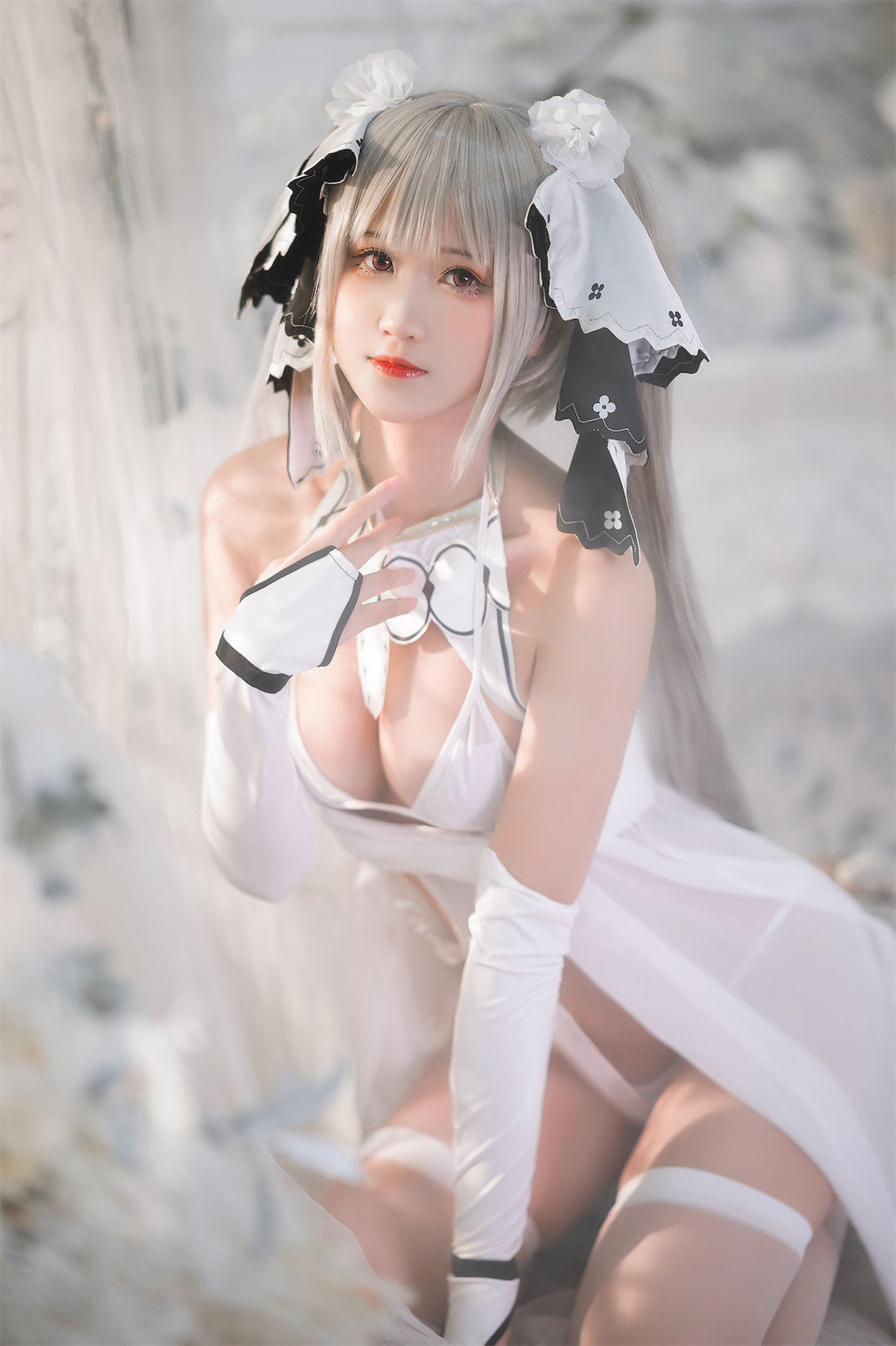 [福利COS] 微博妹子三度_69 - 可畏白纱第6张