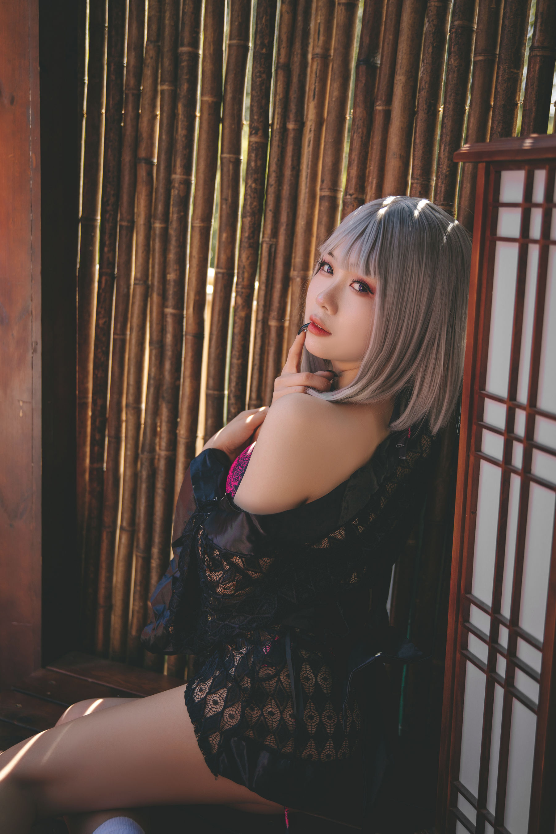 [福利COS] 末夜787 - 五月舰长 和服第8张