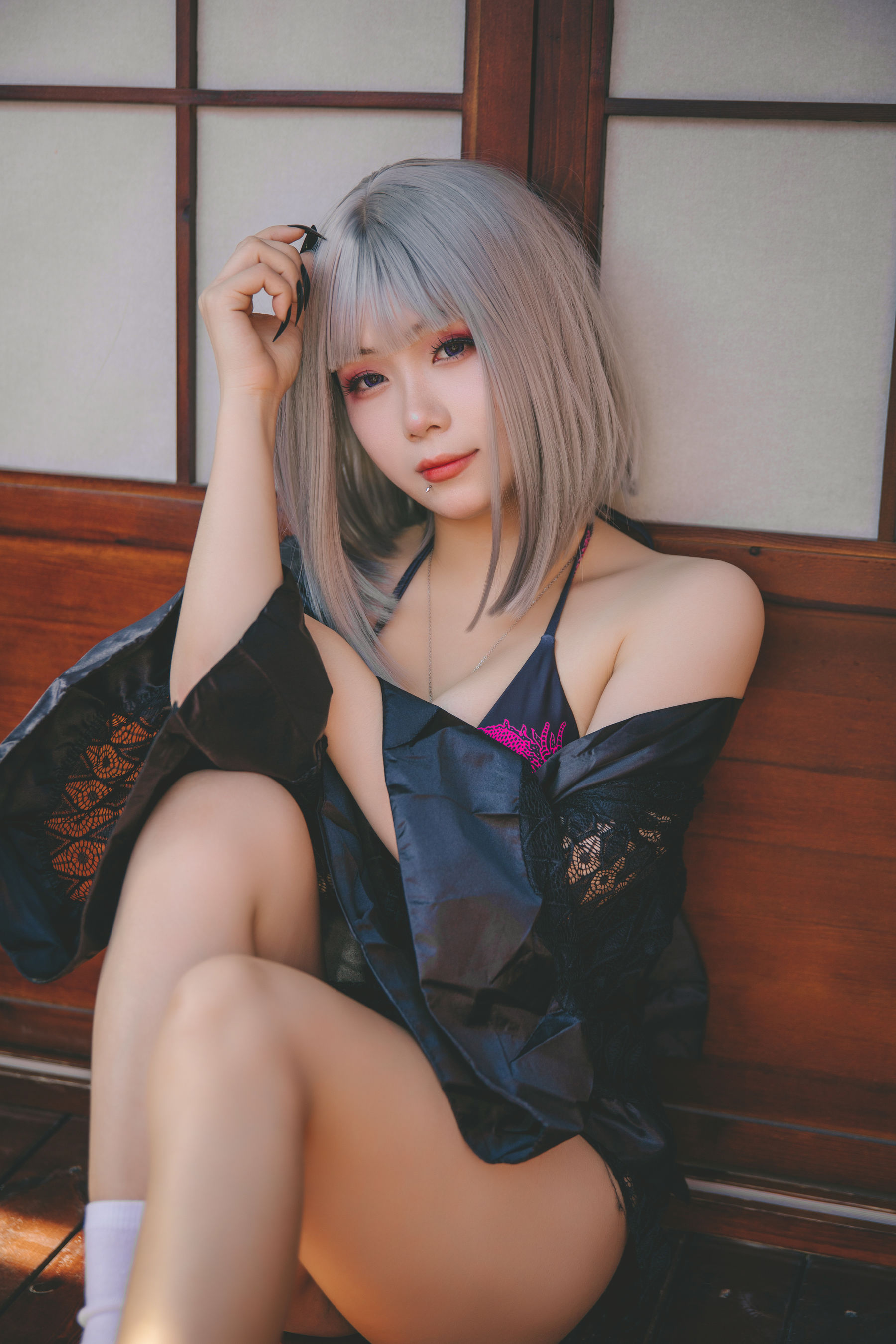 [福利COS] 末夜787 - 五月舰长 和服第14张