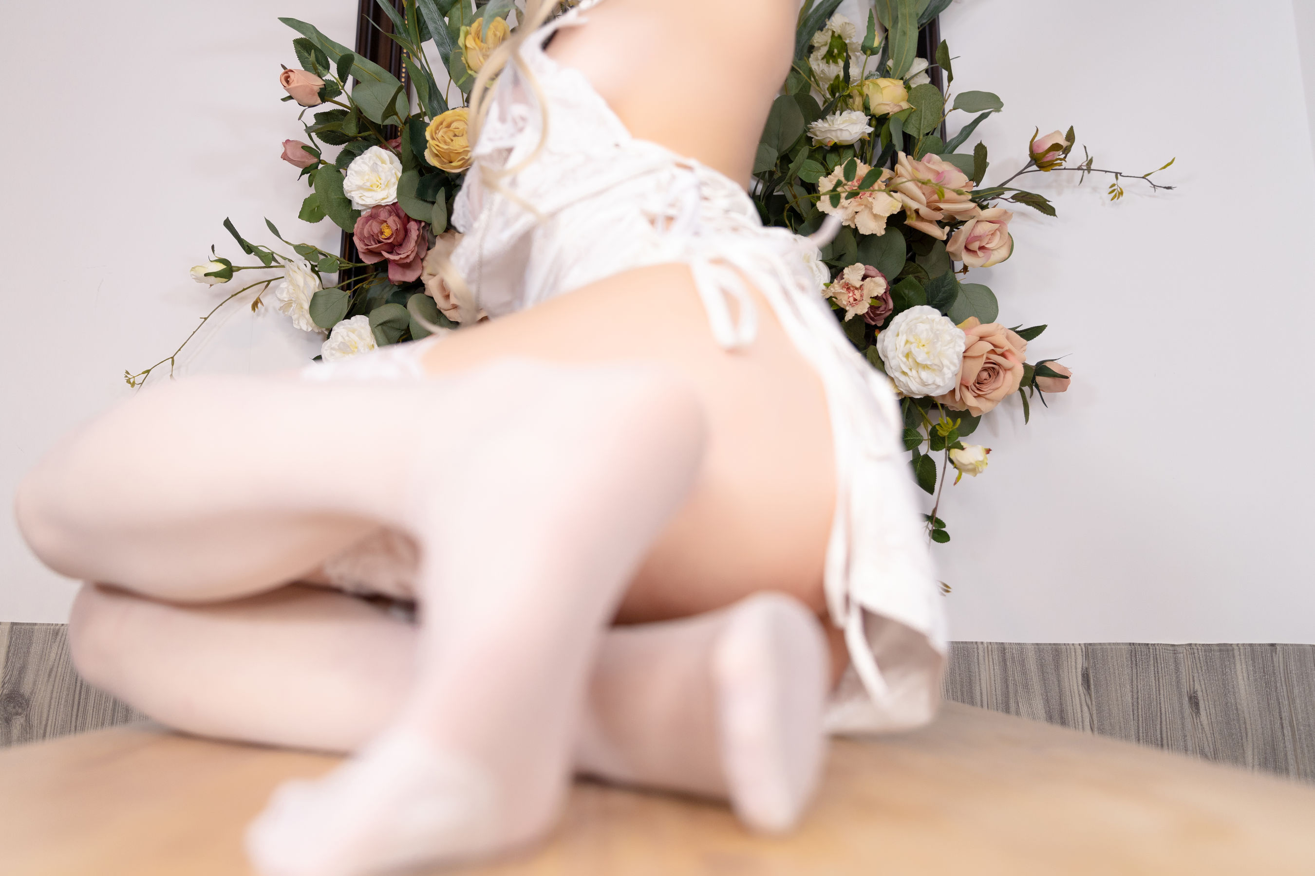 [福利COS] 尤物清水由乃 - 金发旗袍第15张