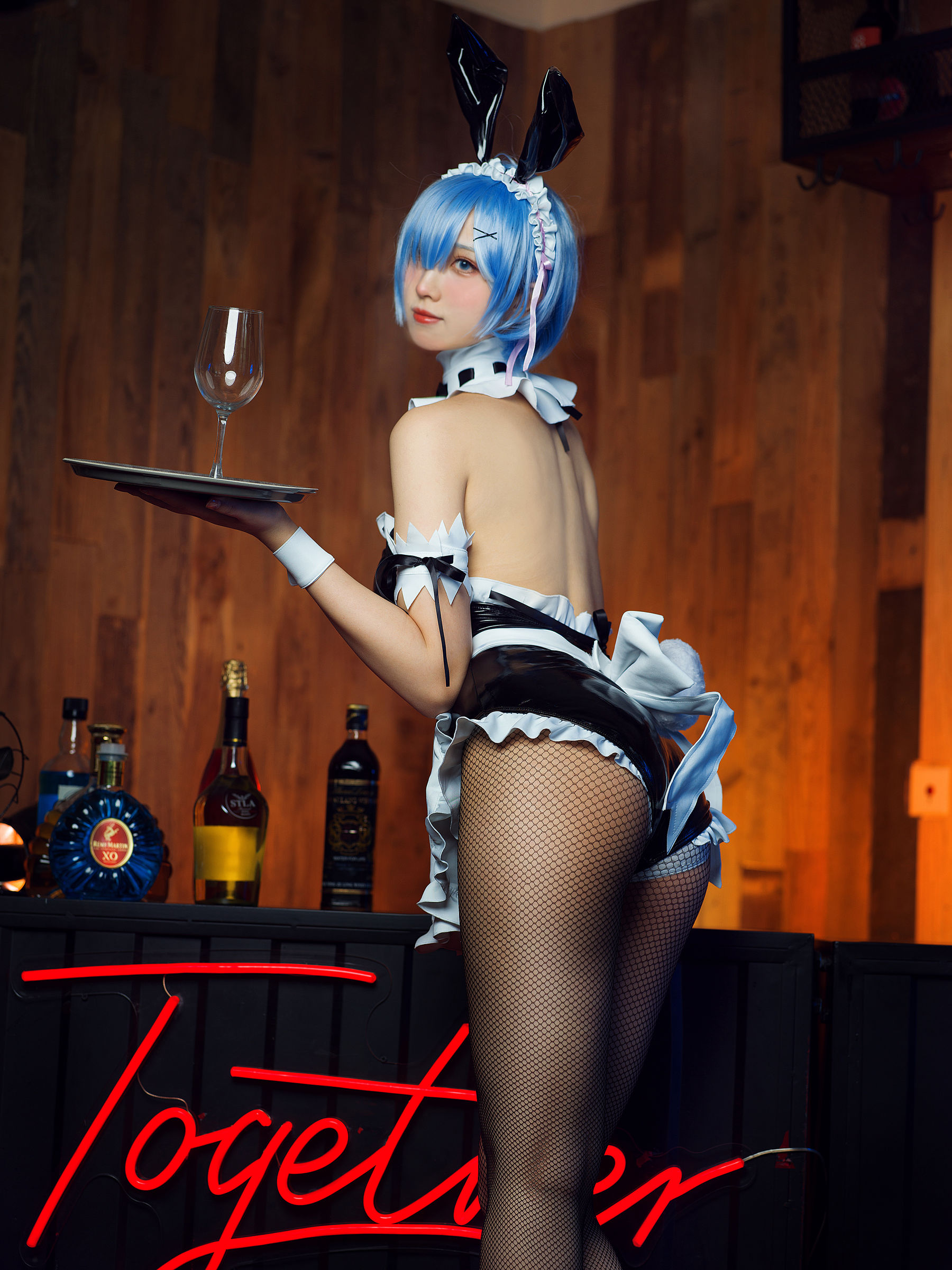 [福利COS] 次元少女念雪ww - 蕾姆兔女郎第13张