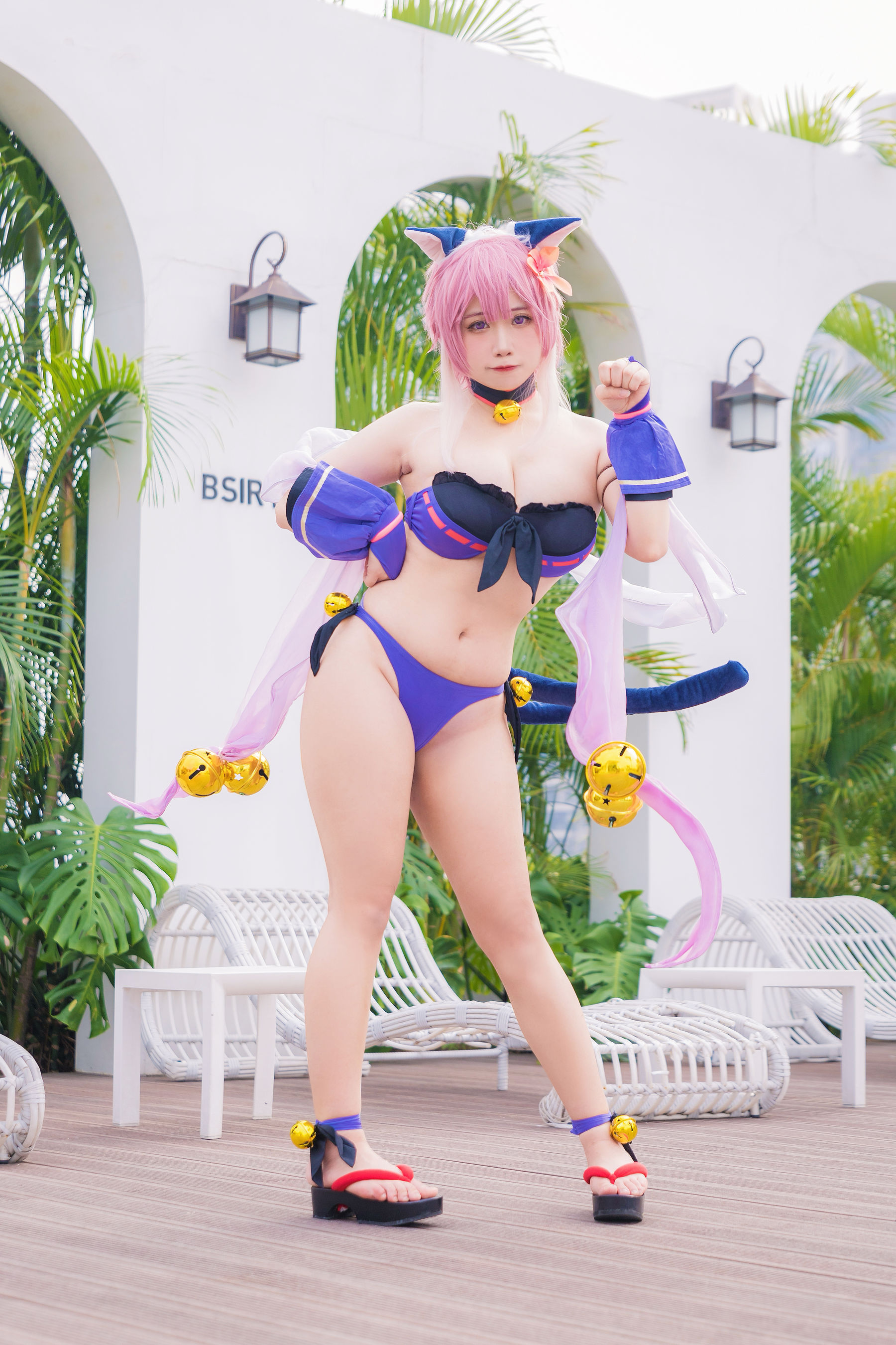 [福利COS] 贞子蜜桃 - 九月舰长 宮坂珠希泳装第4张