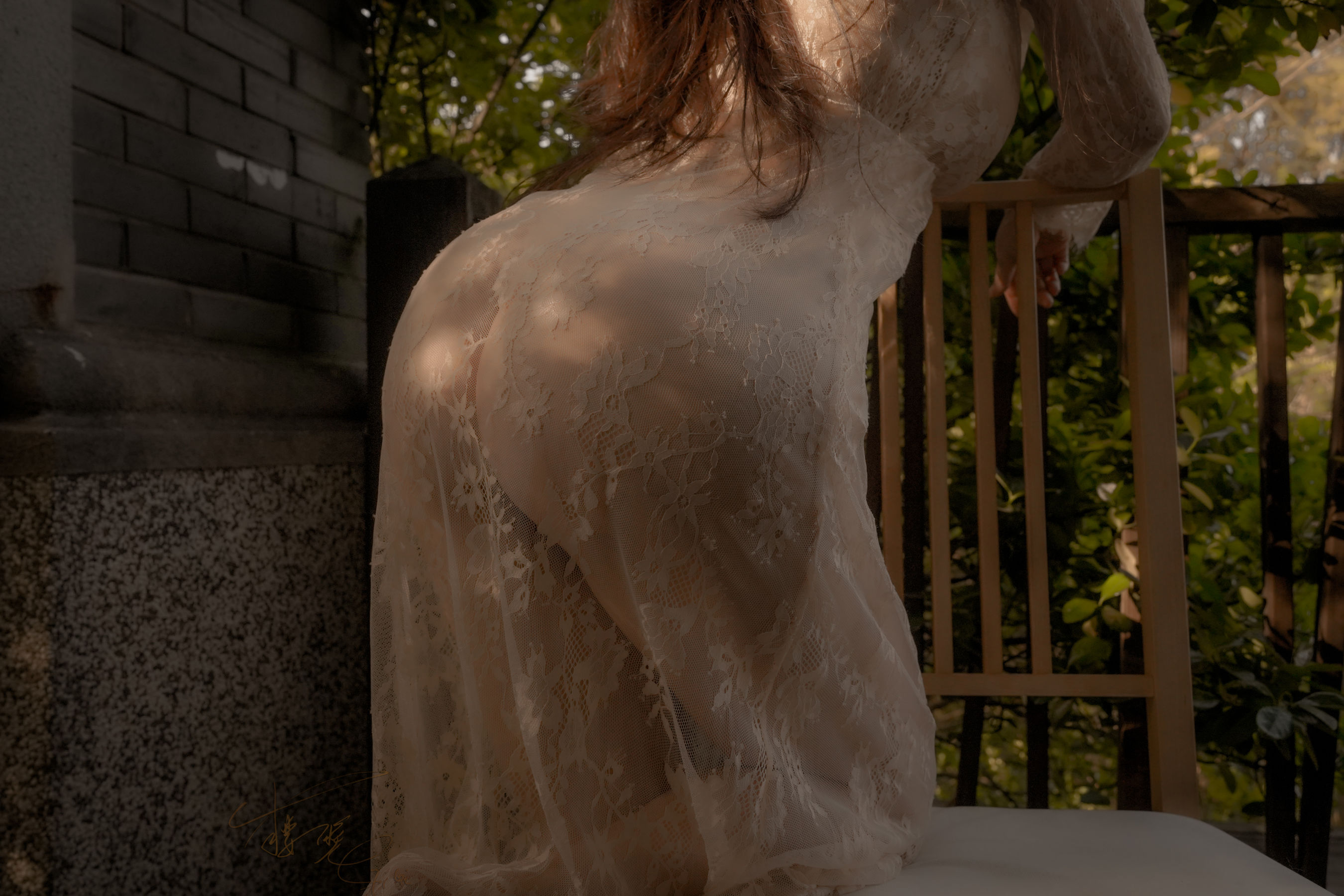 [福利COS] 网络红人樱晚gigi - 听日落时第5张