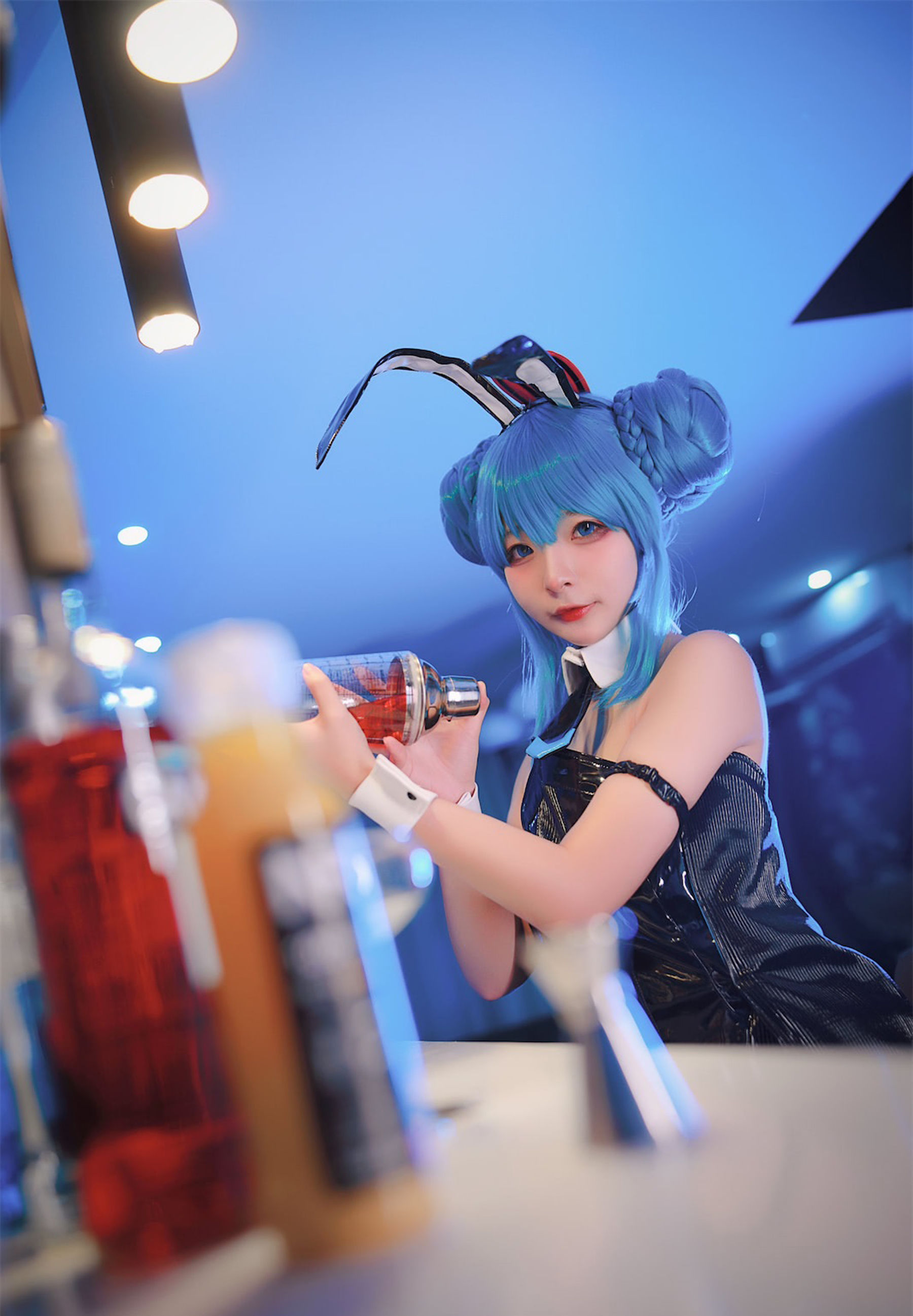 [福利COS] yuuhui玉汇 - 初音黑兔第6张