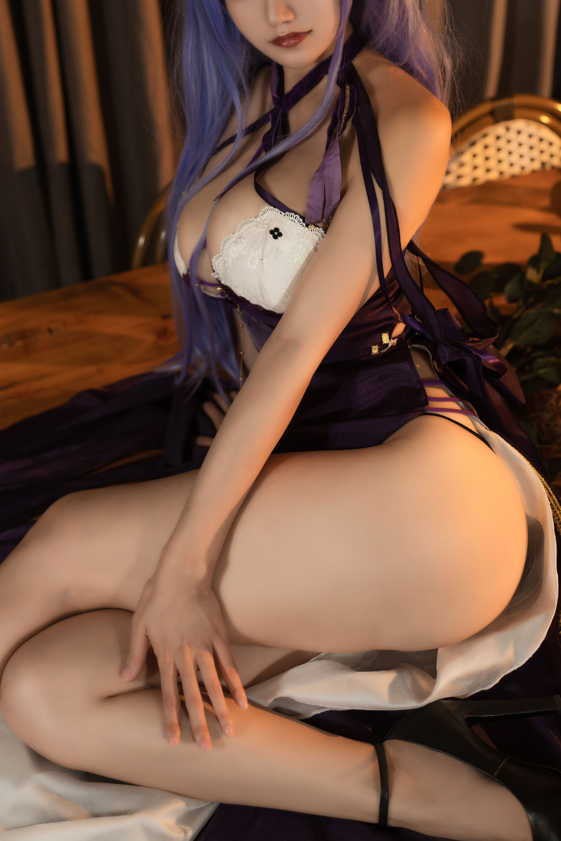 [福利COS] 动漫博主小仓千代w - 黛朵礼服第5张