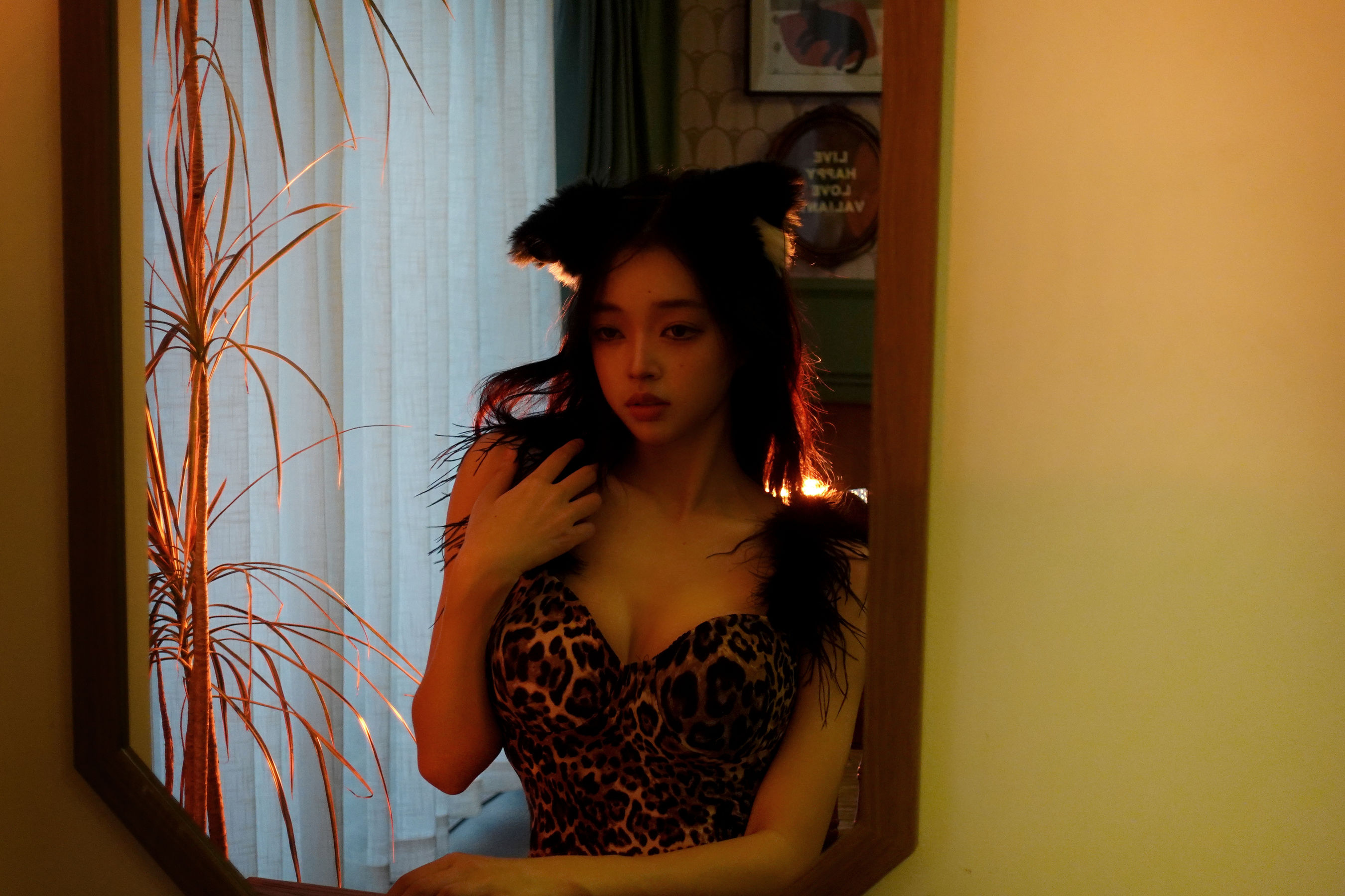 [福利COS] 徐珺大哥 - 毛绒豹猫第4张