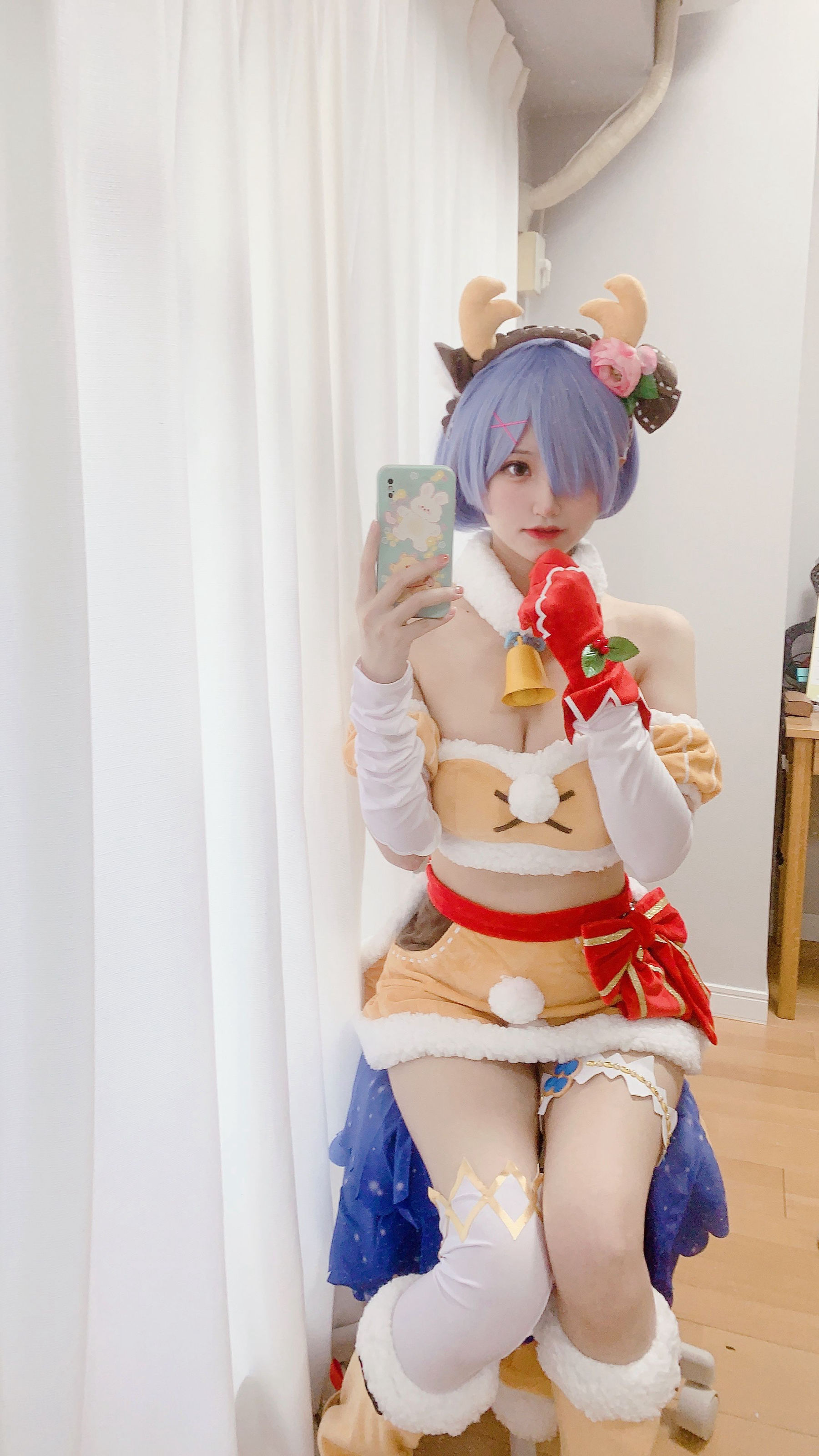 [福利COS] 千阳(ちよ) - 雷姆圣诞驯鹿～第5张