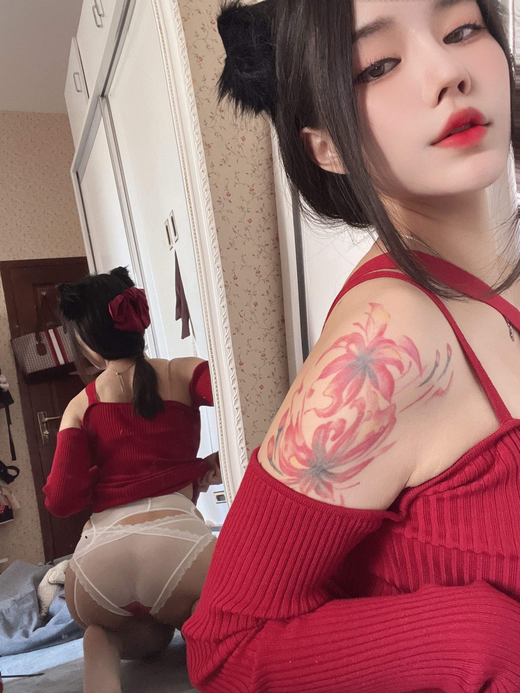 [福利COS] 微博妹子 汐 - 圣诞特辑第4张