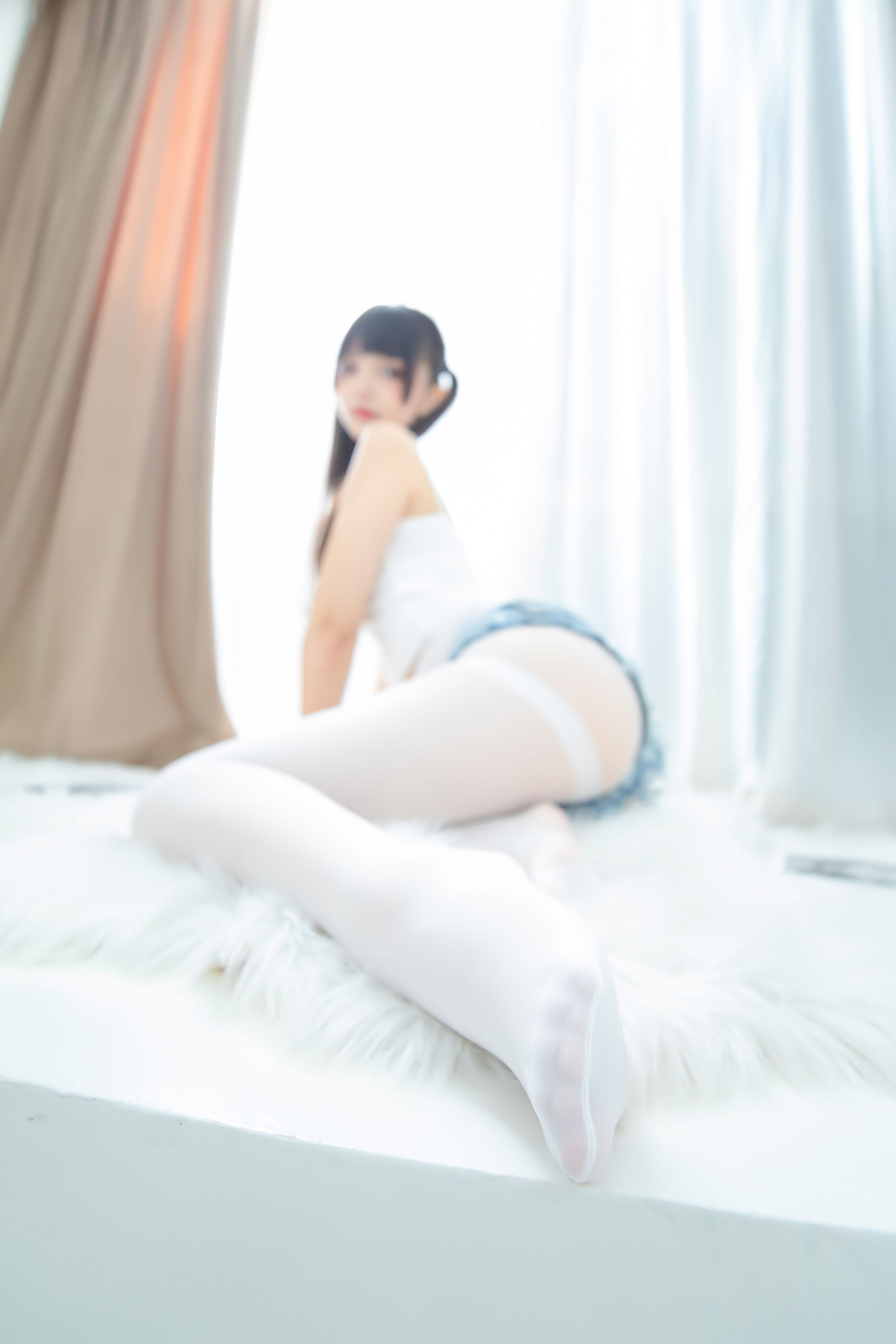 [福利COS] 萝莉神楽板真冬 之牛仔兔兔第20张