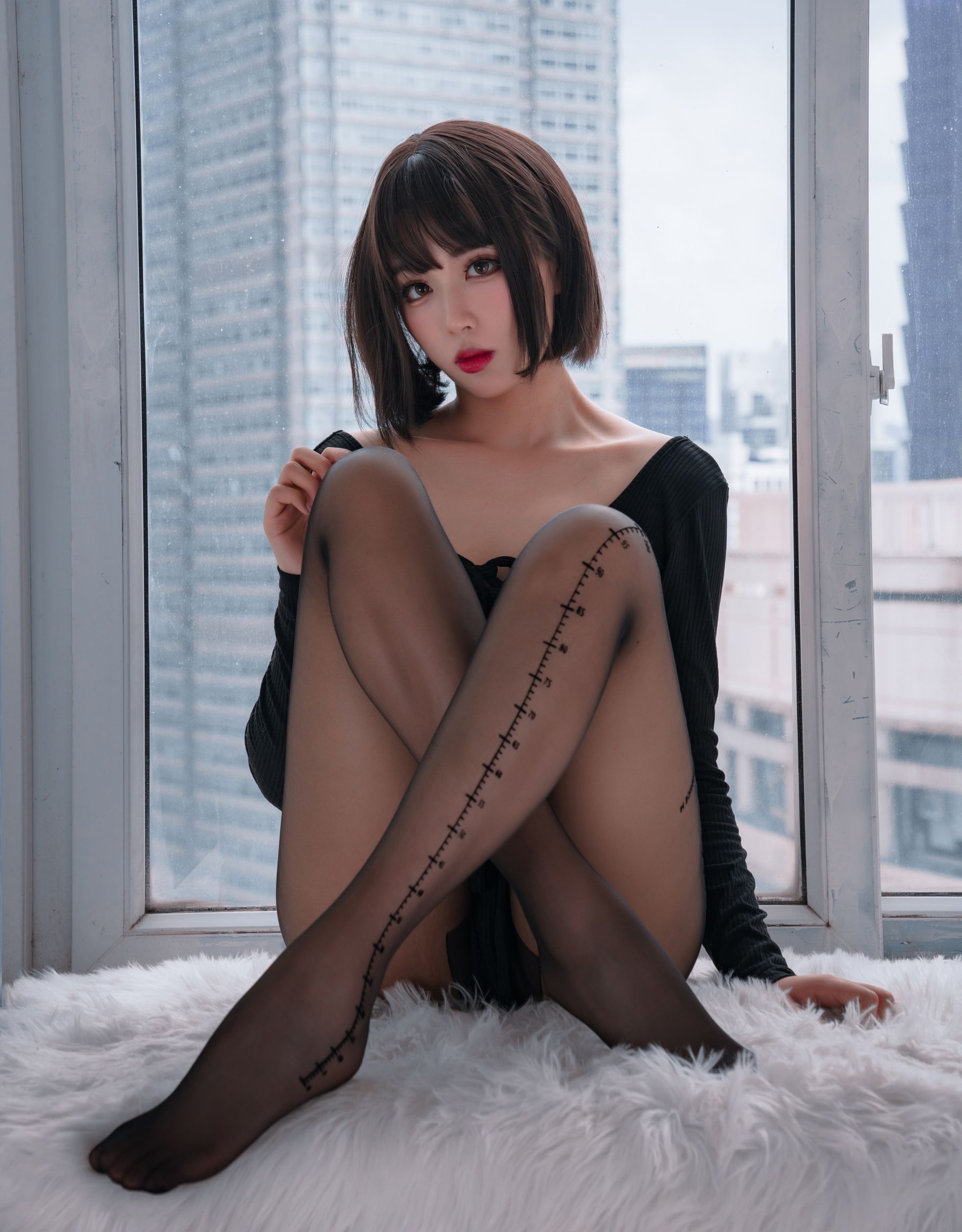 [福利COS] 轩萧学姐 - 量个腰围第8张