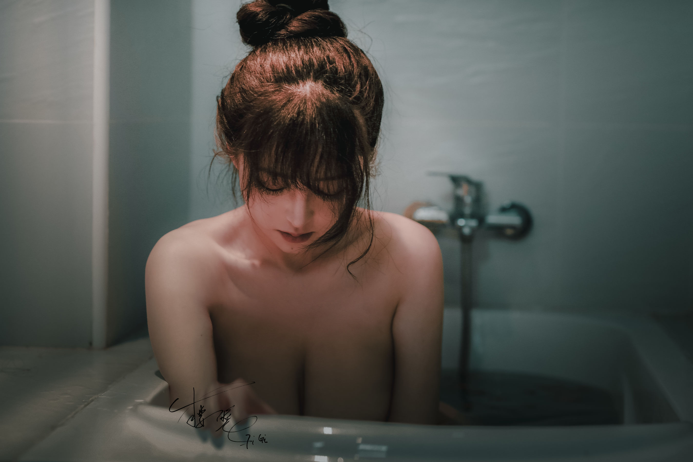 [福利COS] 网络红人樱晚gigi - 洗不去的故事第7张