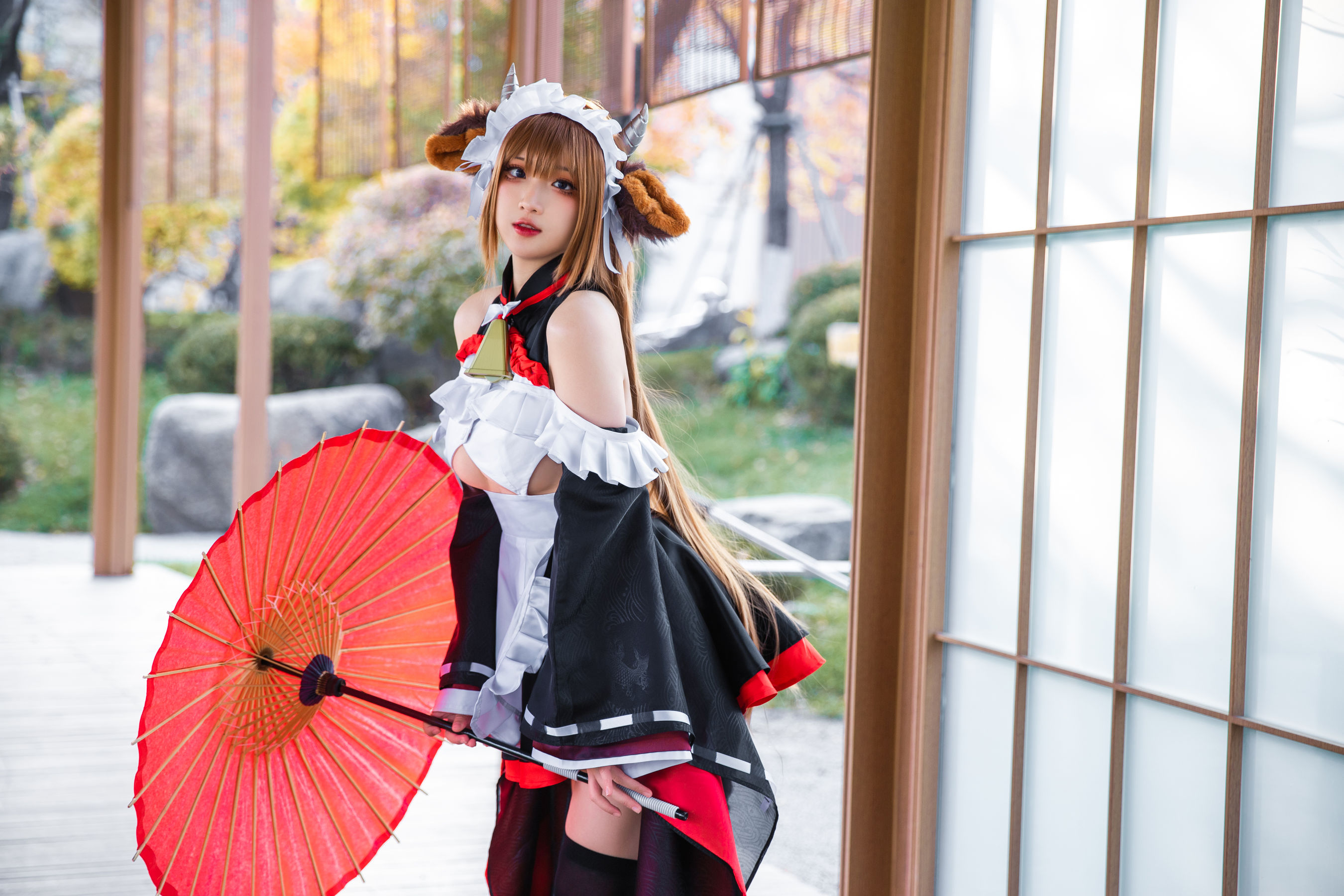 [福利COS] 瓦斯塔亚小龙虾 - 樫野女仆第1张