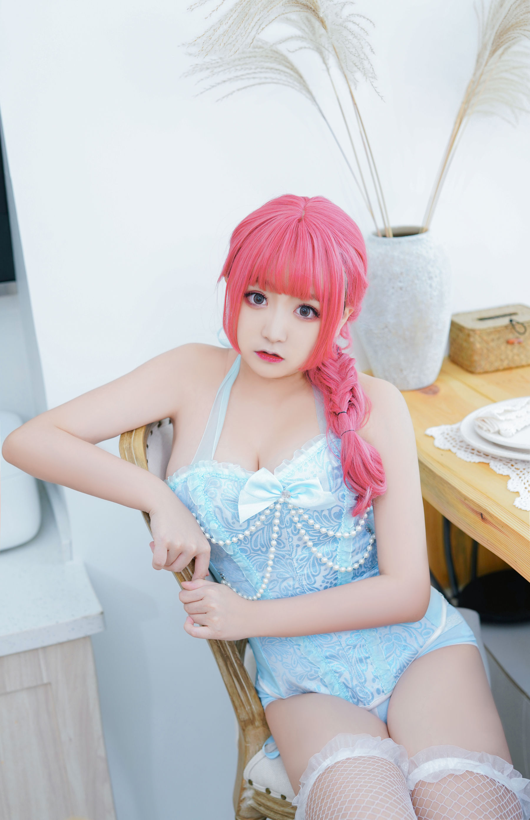 [福利COS] 动漫博主恩田直幸 - 蓝色束缚第1张