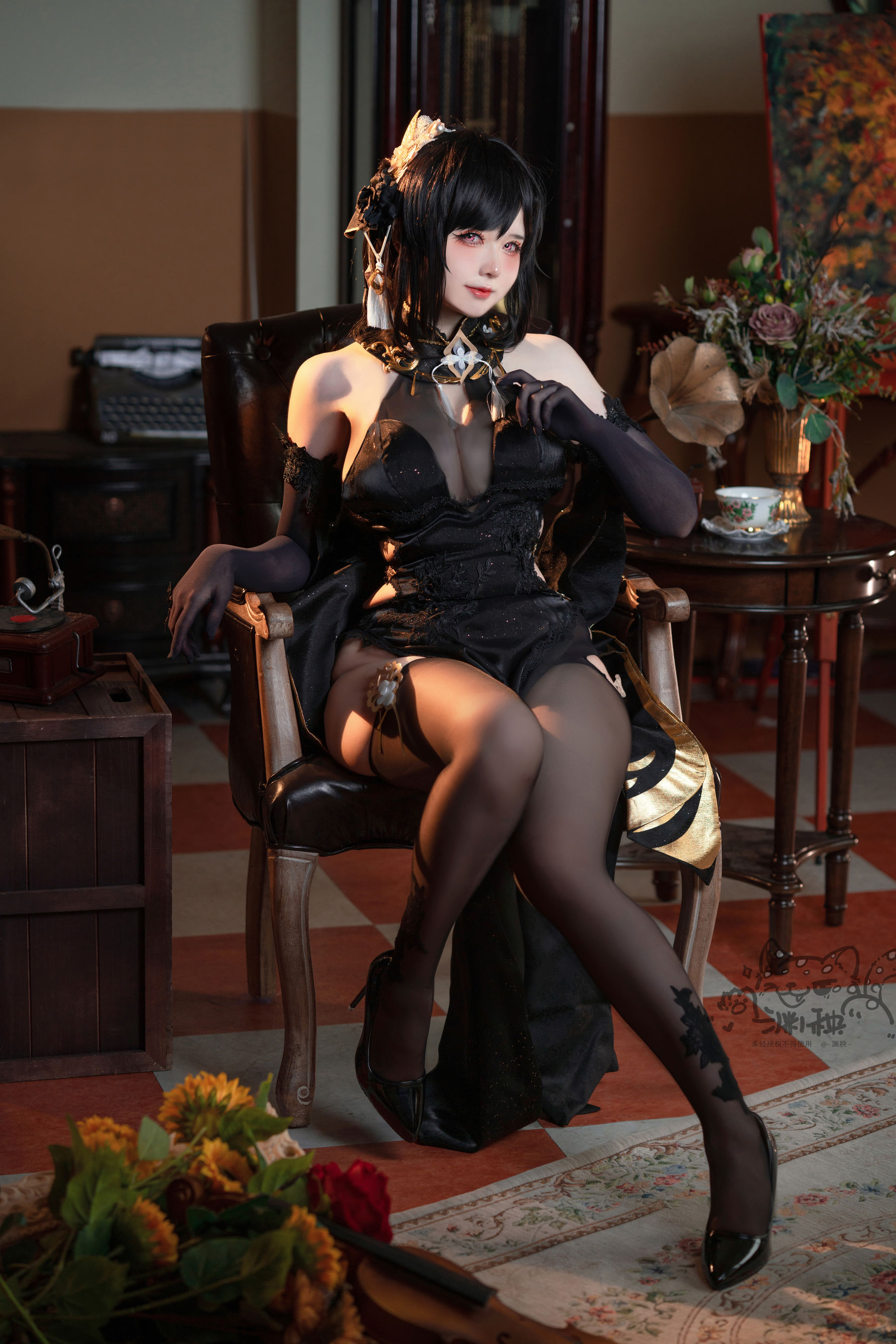 [福利COS] -渊秧- - 镇海旗袍第3张