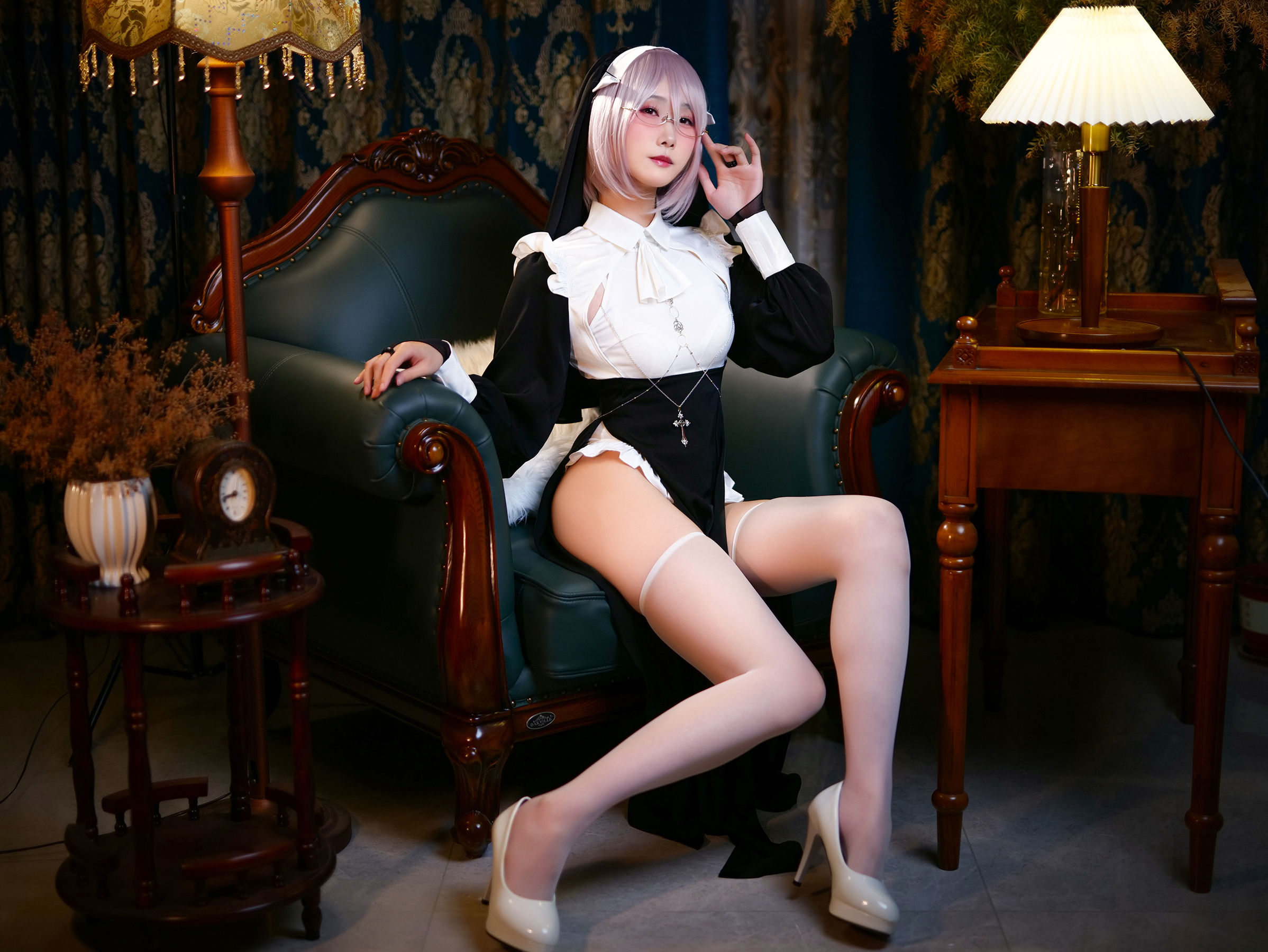 [福利COS] 动漫博主曉美媽 - 痴-修女第6张