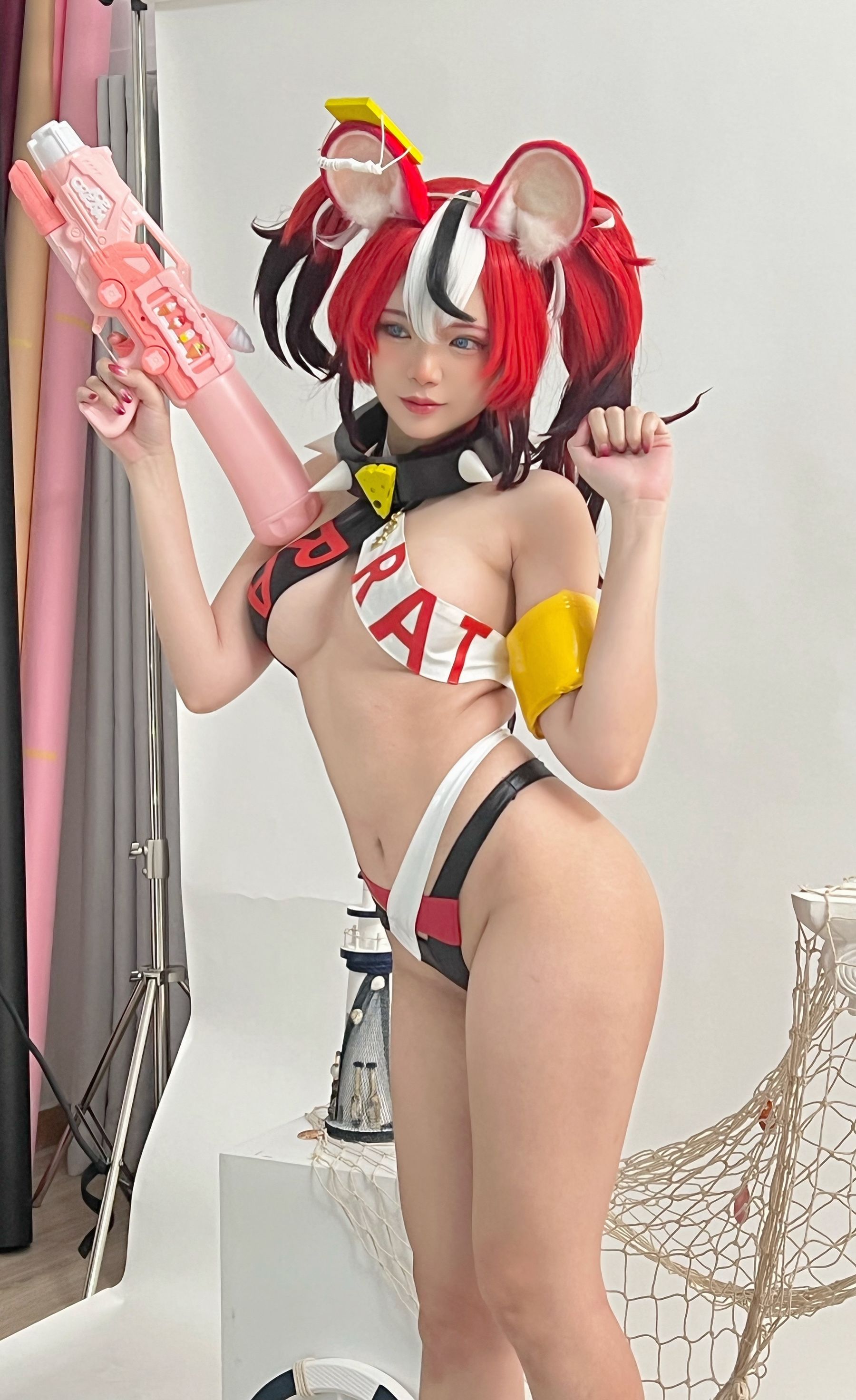 [福利COS] ZinieQ - Hakos Baelz Pole Dancing第13张