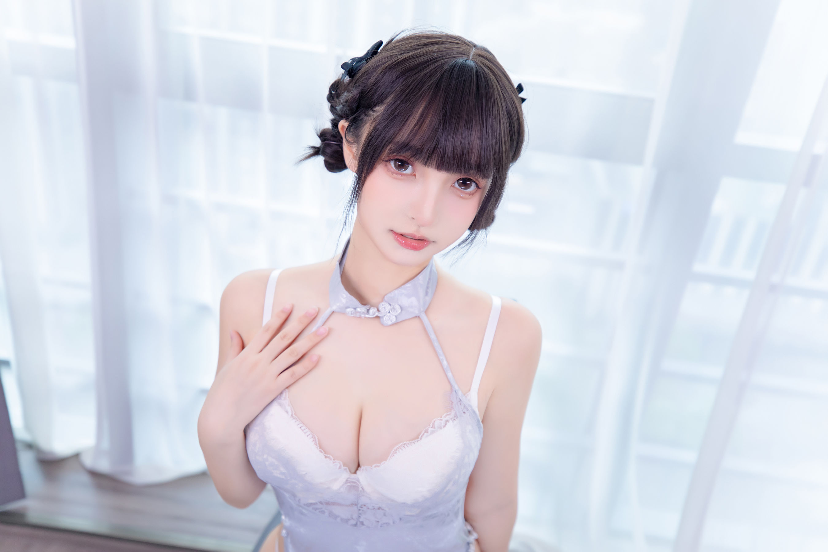 [福利COS] 萝莉神楽板真冬 雪糕小姐第5张