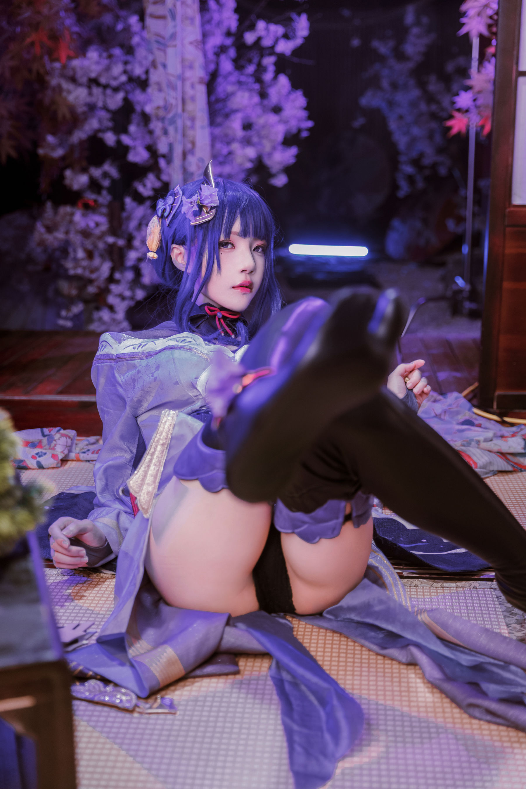 [福利COS] 桜桃喵 - 雷电将军第8张