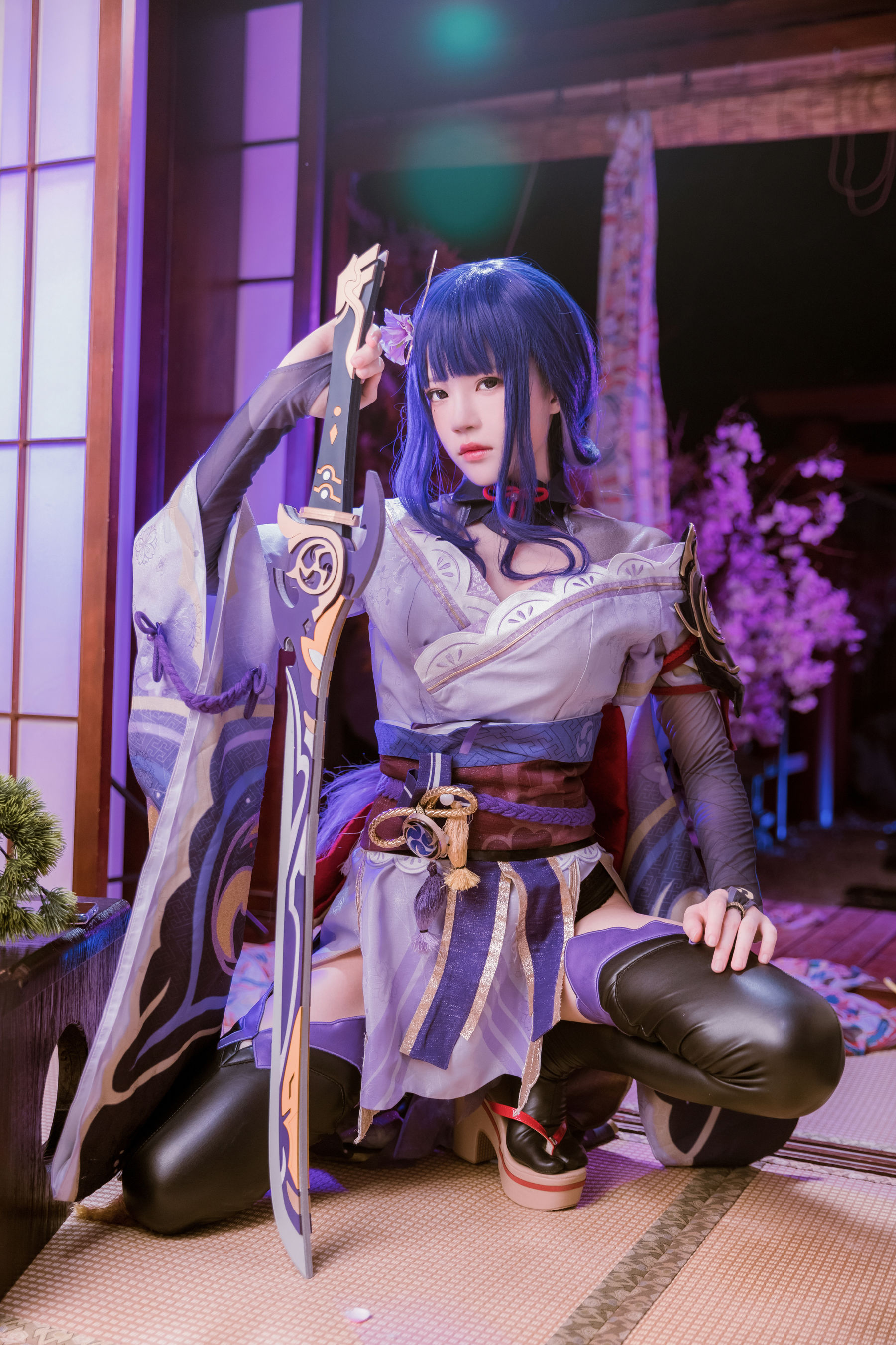 [福利COS] 桜桃喵 - 雷电将军第13张