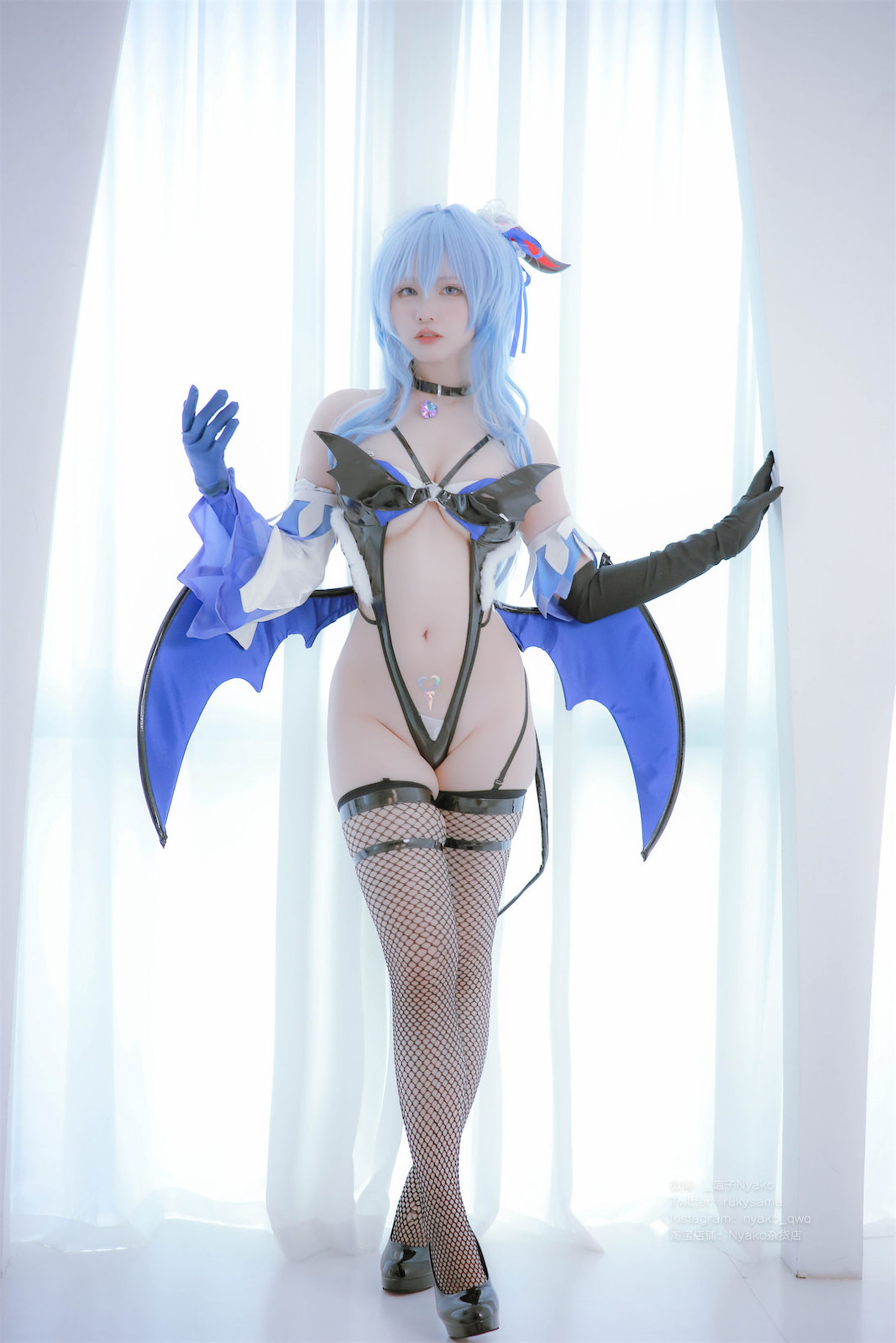 [福利COS] 萌妹子Nyako喵子 - 原神甘雨魅魔第5张