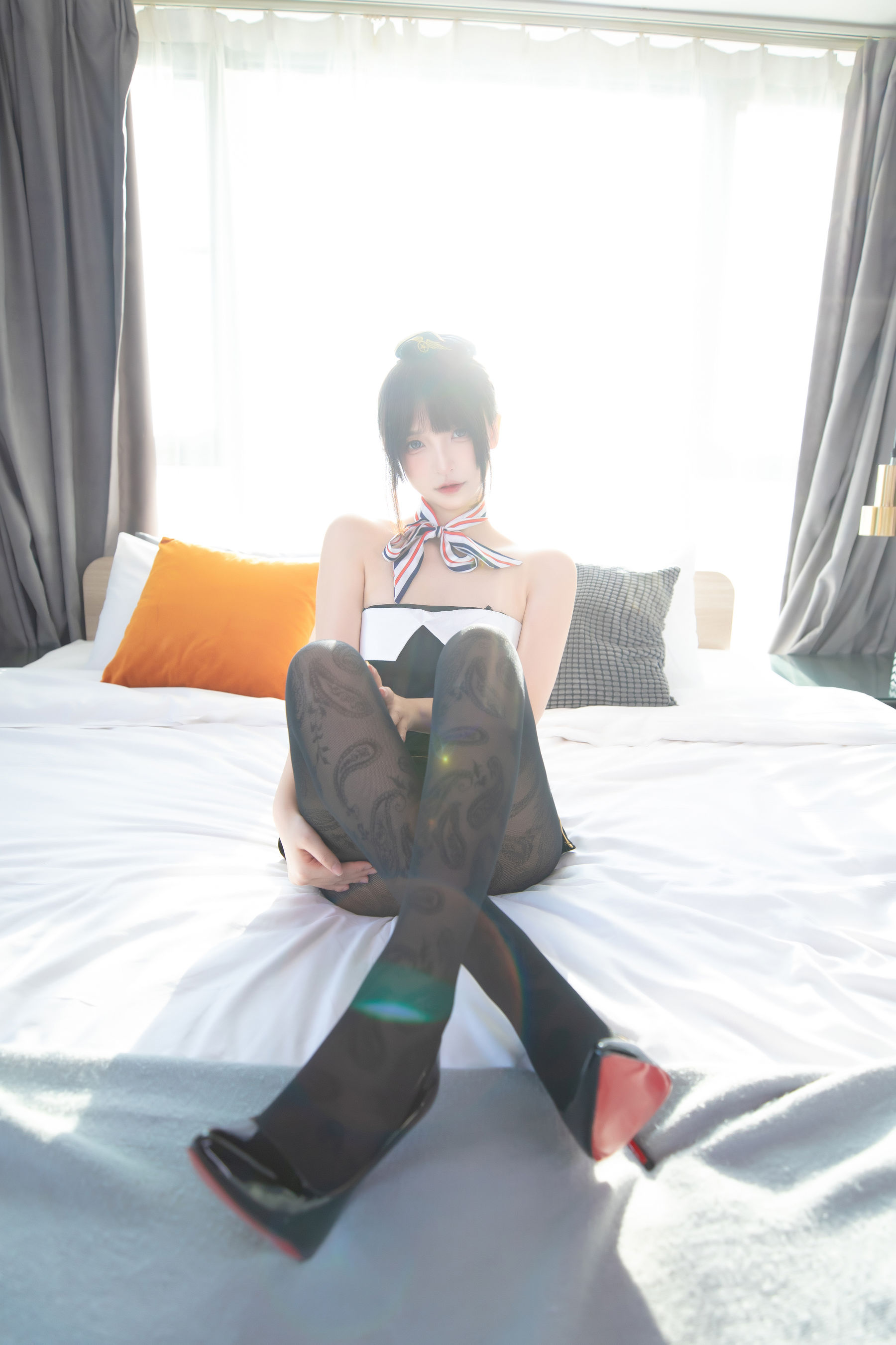 [福利COS] 萝莉神楽板真冬 空中邂逅第7张