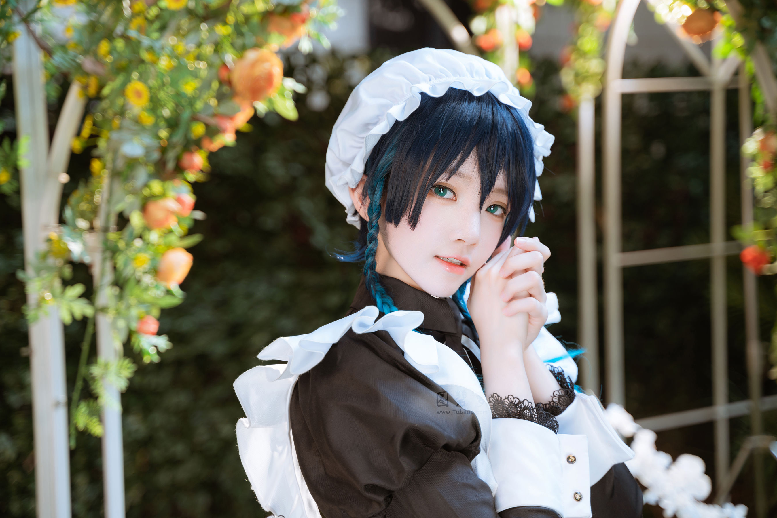 [福利COS] 桜桃喵 - 温迪女仆第4张