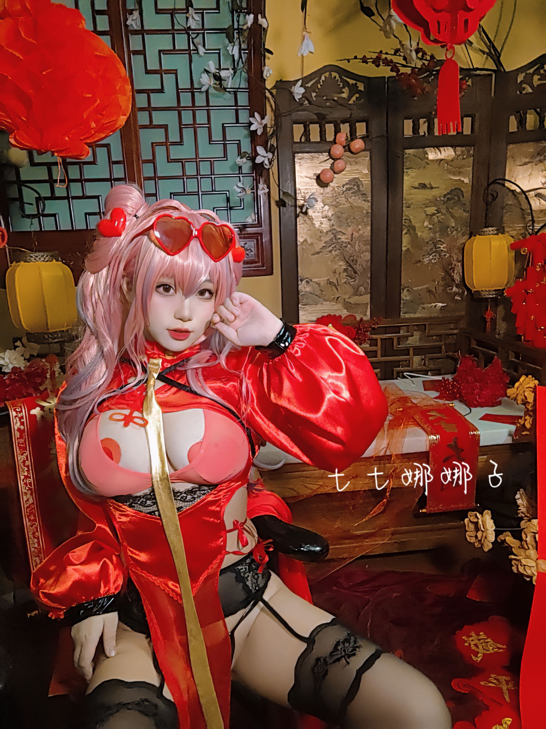 [福利COS] 七七娜娜子 - 布莱默顿新春旗袍第26张