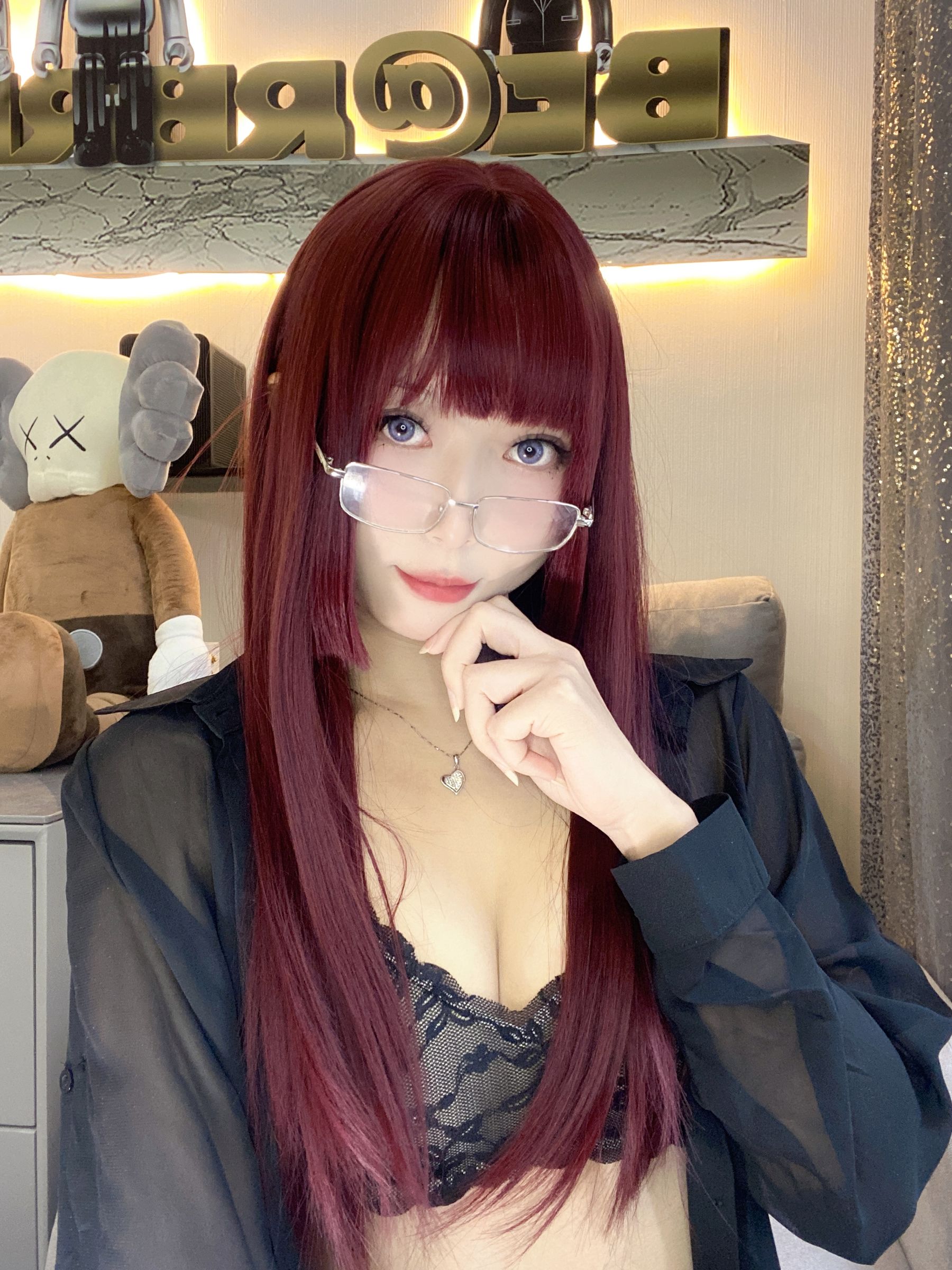 [福利COS] 动漫博主Money冷冷 - 黑衬衫第7张