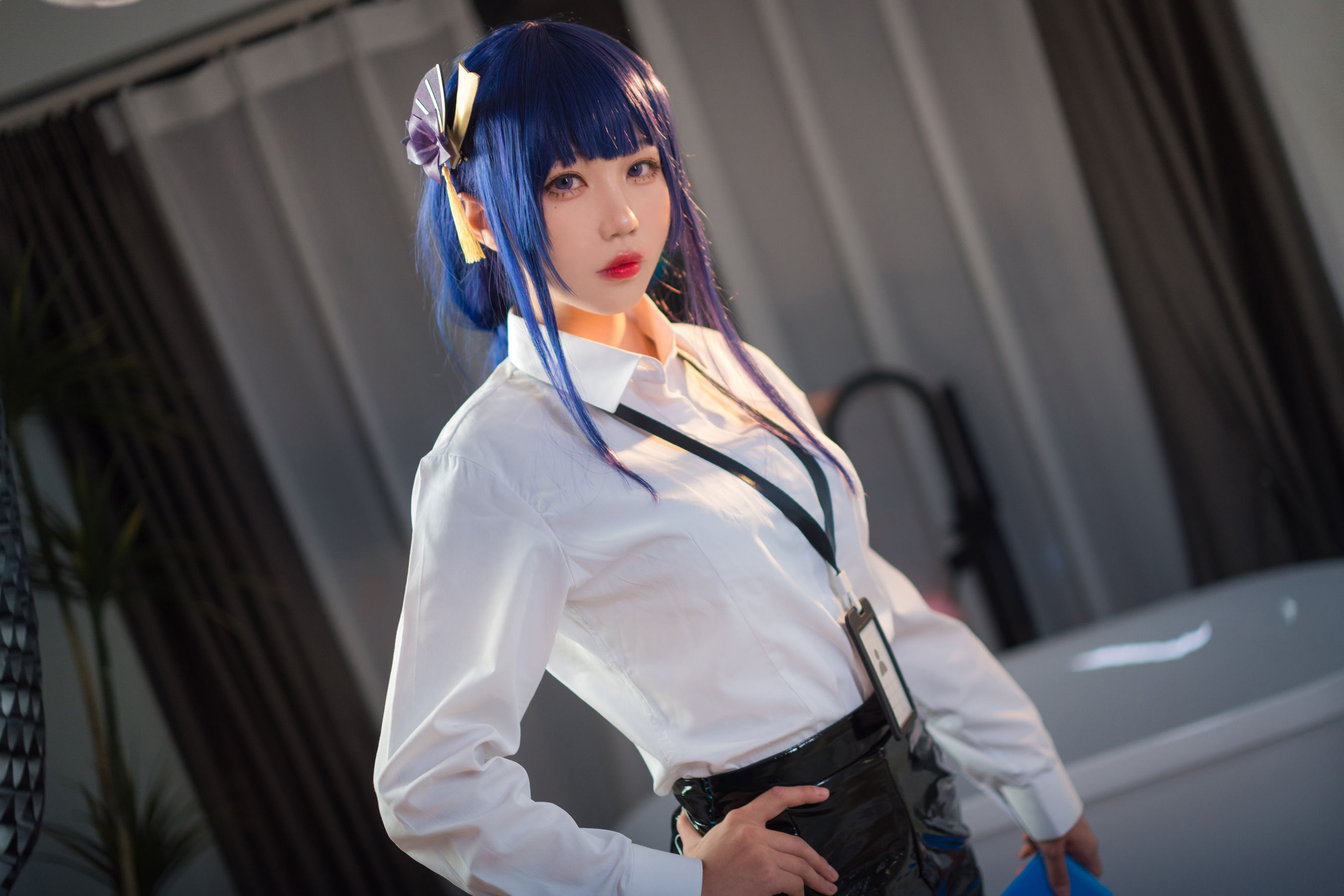 [福利COS] 无影喵喵 - OL雷电将军第8张