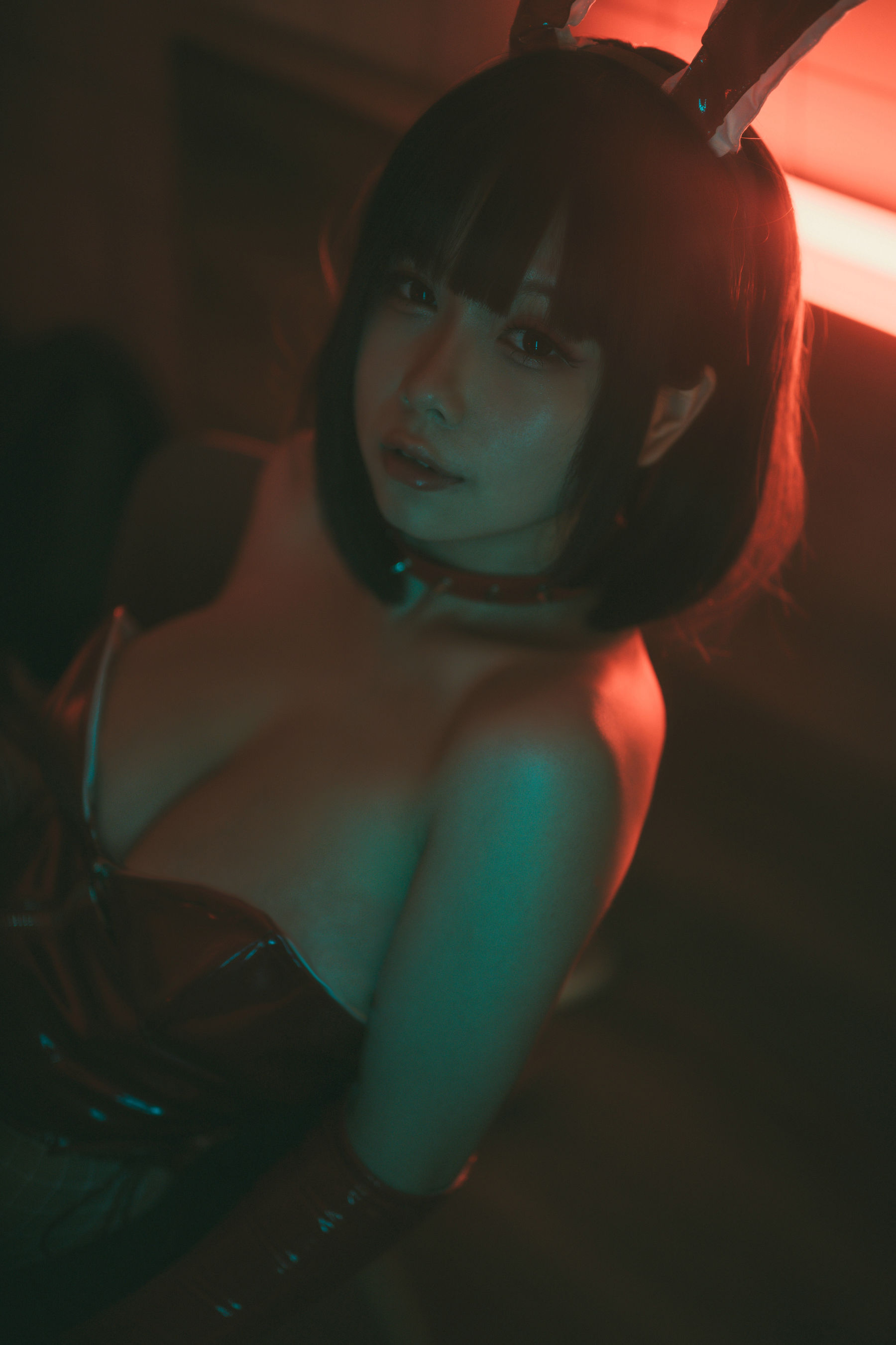 [福利COS] 末夜787 - 红色兔女郎第9张