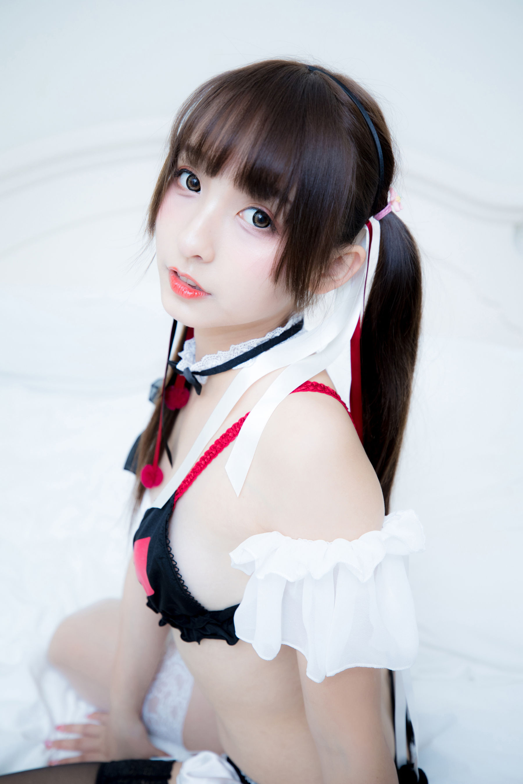 [福利COS] 萝莉神楽板真冬 之小恶魔第13张